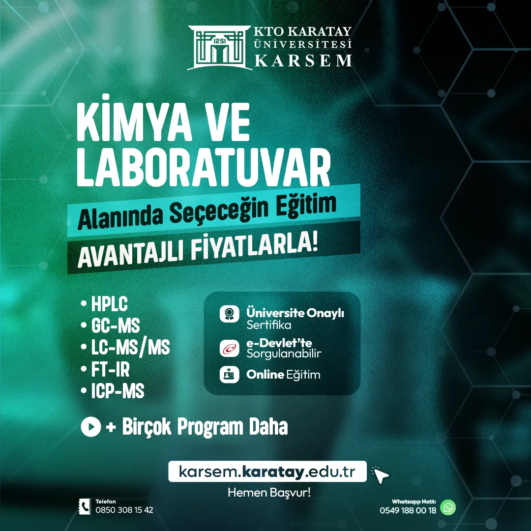 Kimya ve Laboratuvar | Alana Özel Sertifika Programları