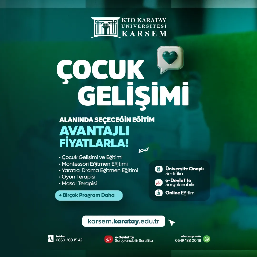 Çocuk Gelişimi | Alana Özel Sertifika Programları