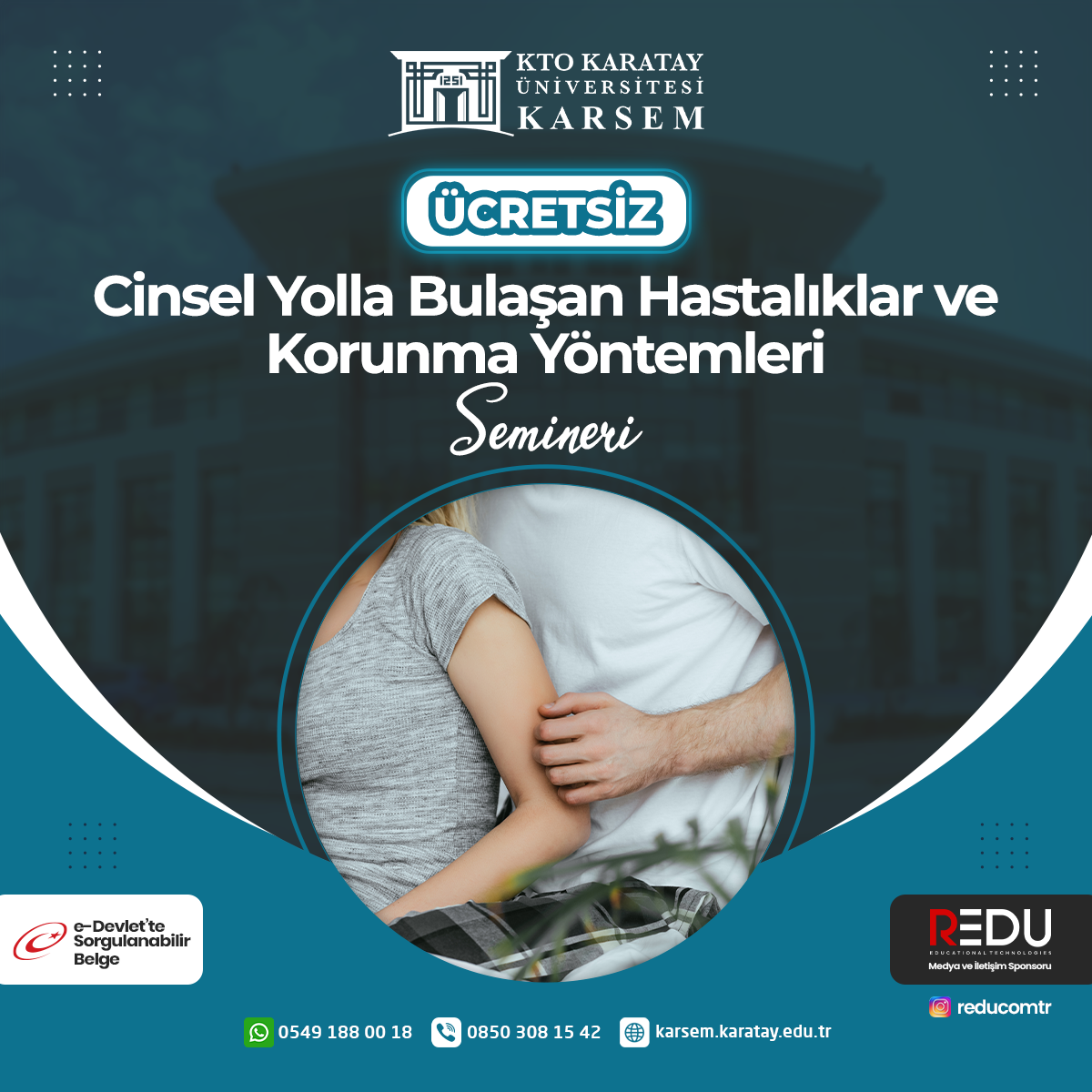 Ücretsiz - Cinsel Yolla Bulaşan Hastalıklar ve Korunma Yöntemleri Semineri