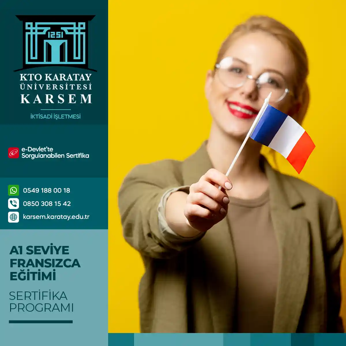 A1 Seviye Fransızca Eğitimi Sertifika Programı