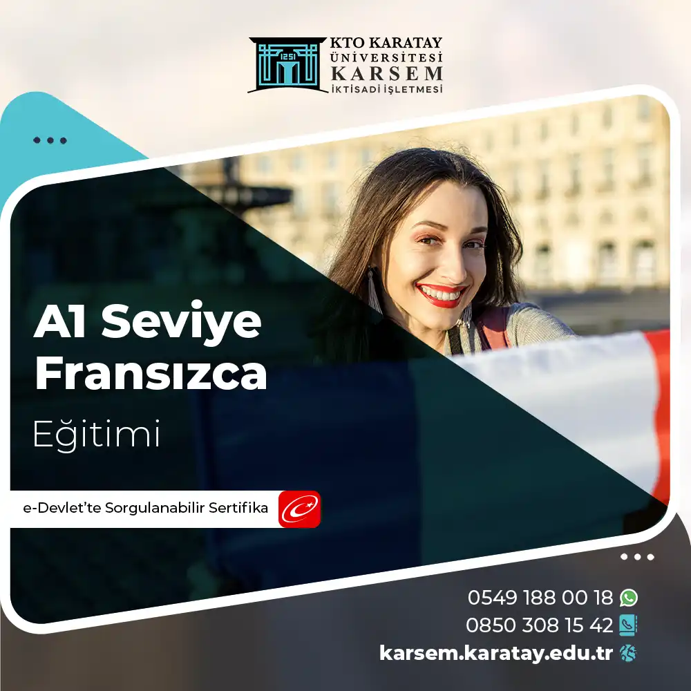 A1 Seviye Fransızca Eğitimi Sertifika Programı