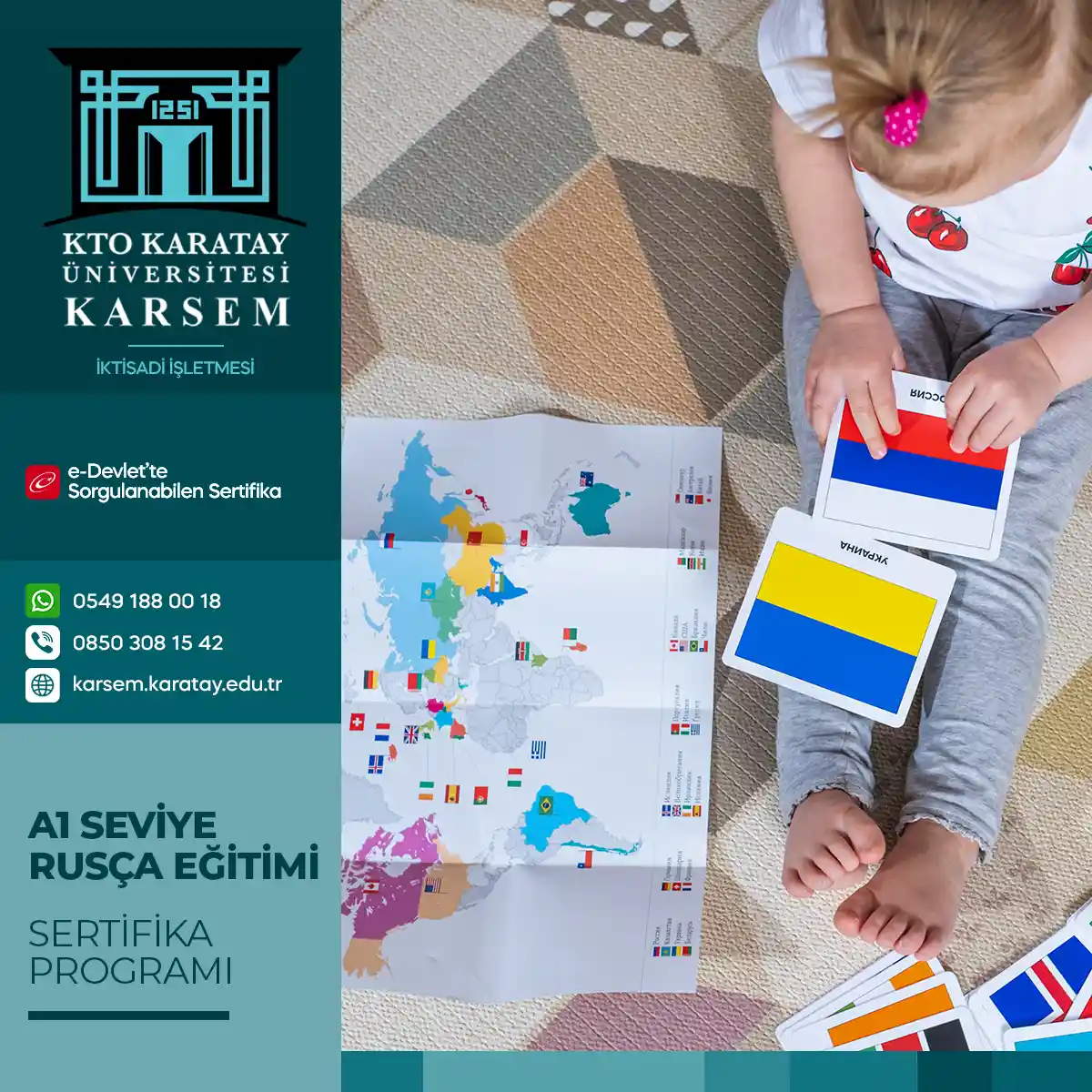 A1 Seviye Rusça Eğitimi Sertifika Programı