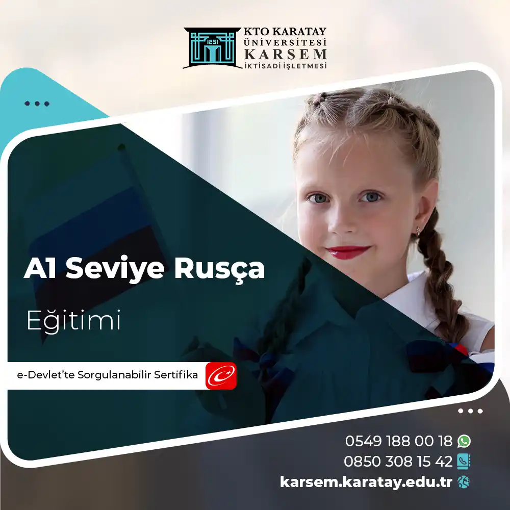 A1 Seviye Rusça Eğitimi Sertifika Programı