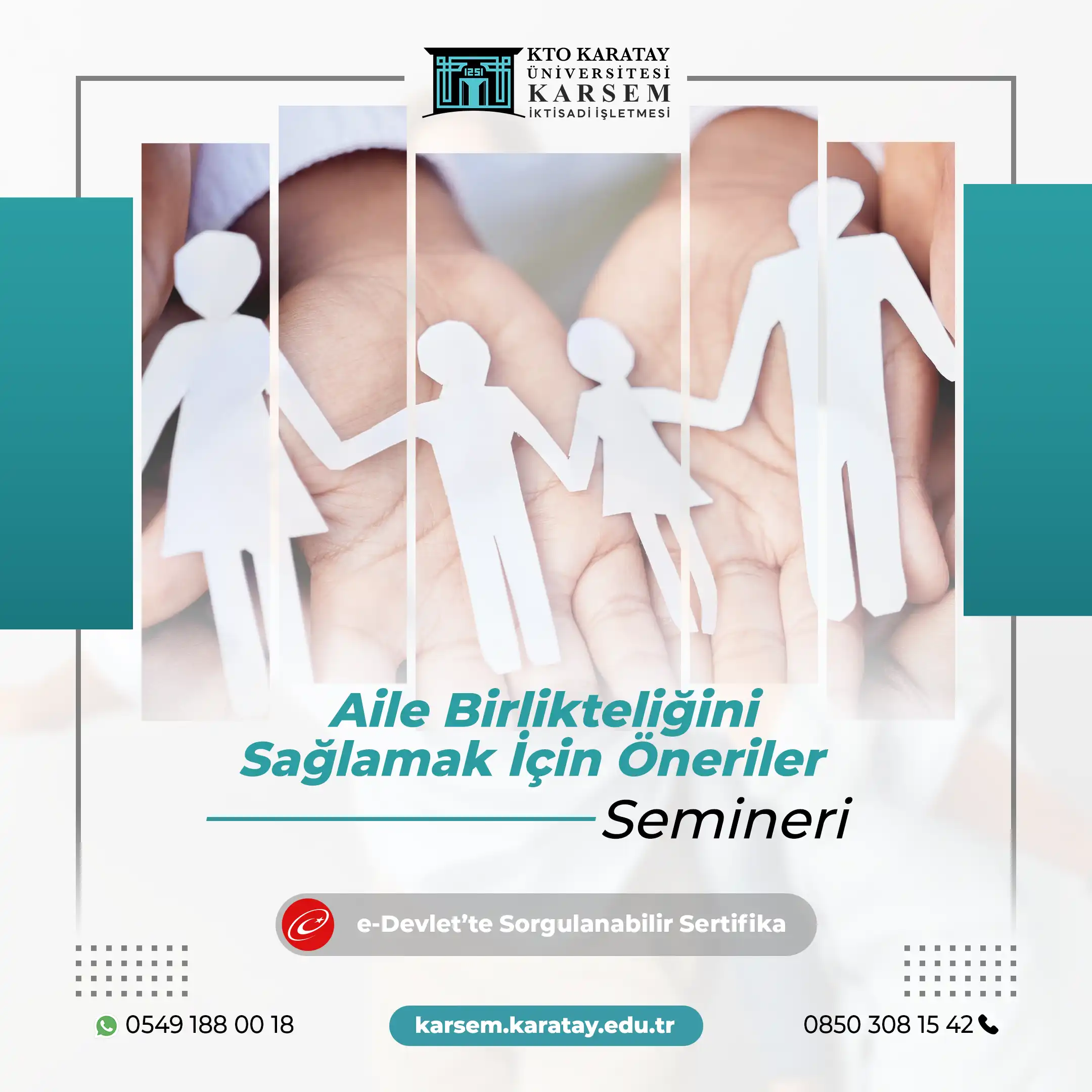 Aile Birlikteliğini Sağlamak İçin Öneriler Semineri