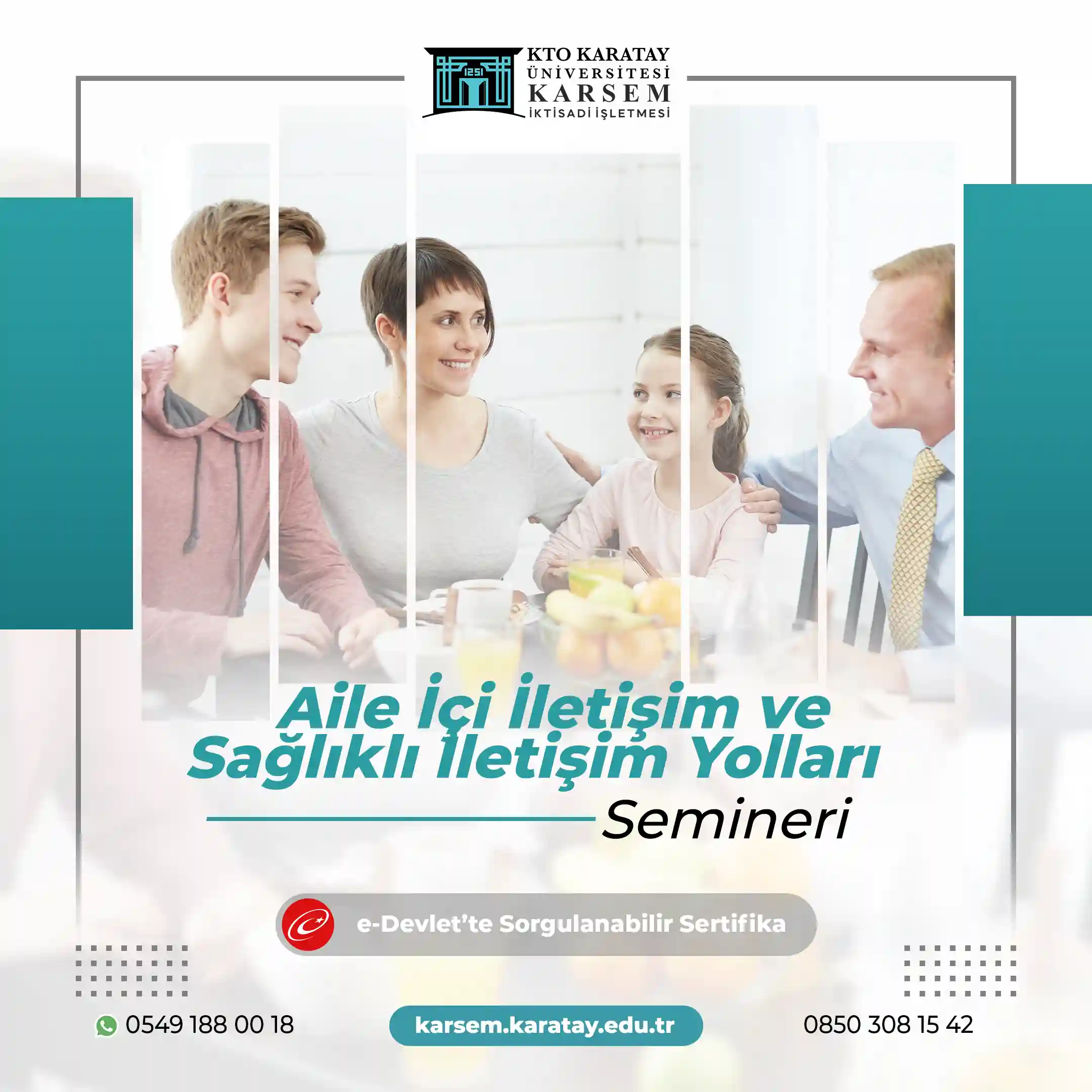 Aile İçi İletişim ve Sağlıklı İletişim Yöntemleri Semineri