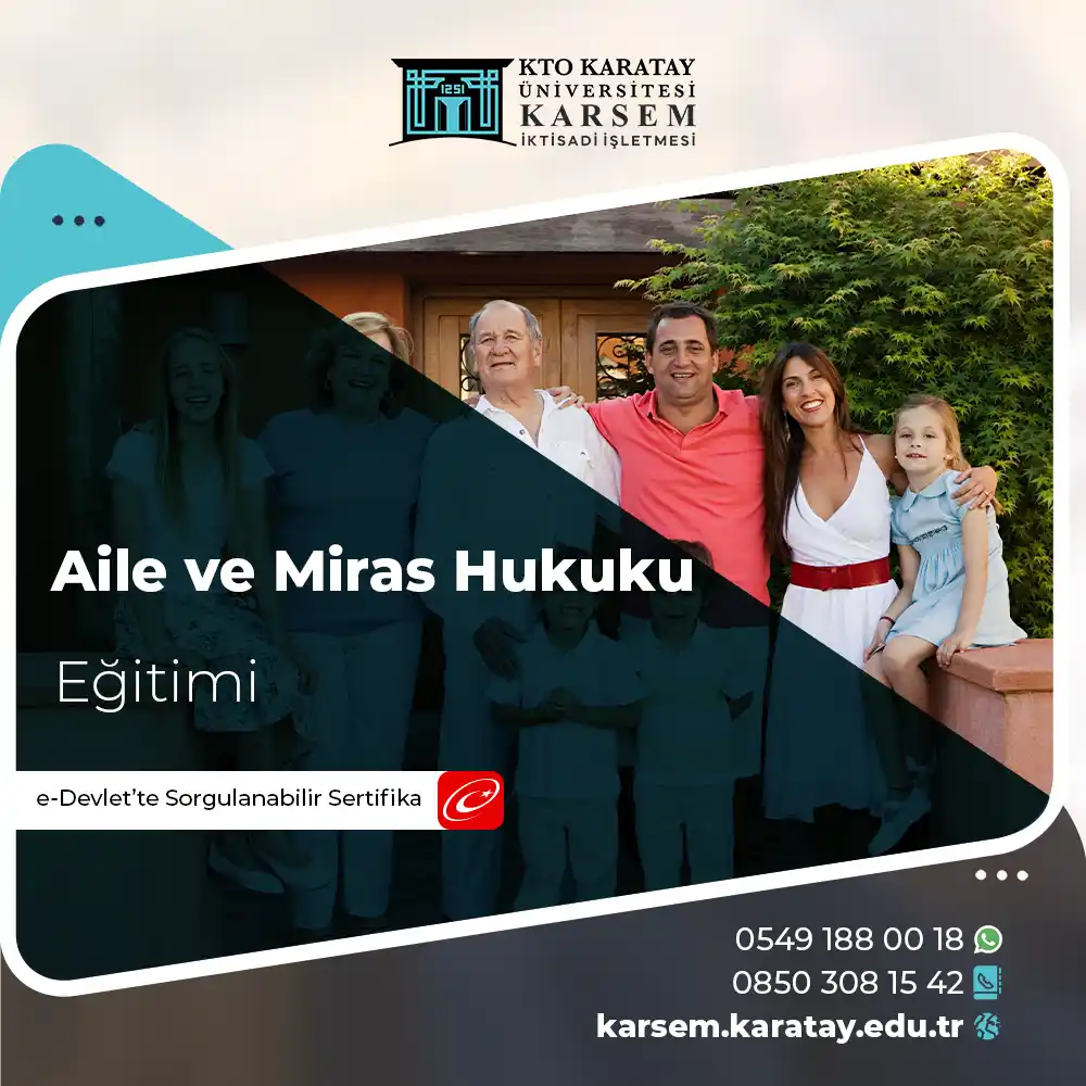 Aile ve Miras Hukuku Sertifika Programı