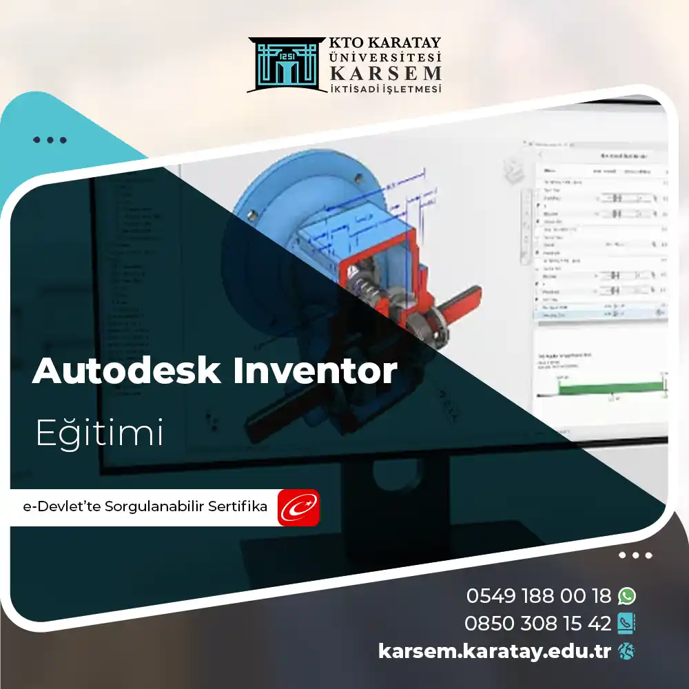 Autodesk Inventor Eğitimi Sertifika Programı