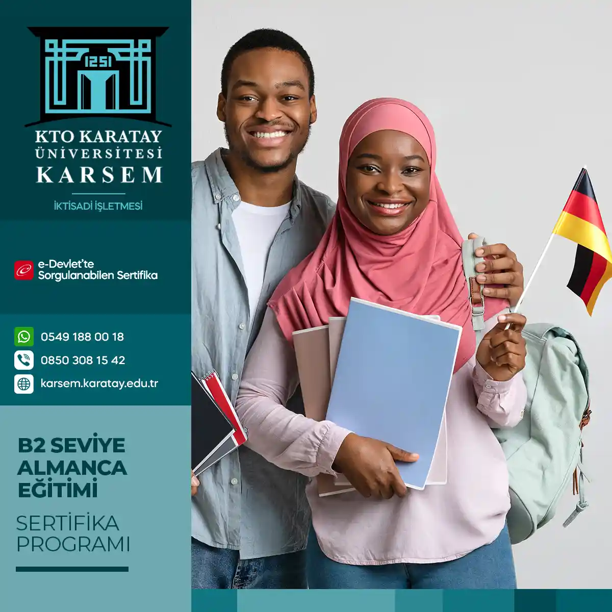 B2 Seviye Almanca Eğitimi Sertifika Programı