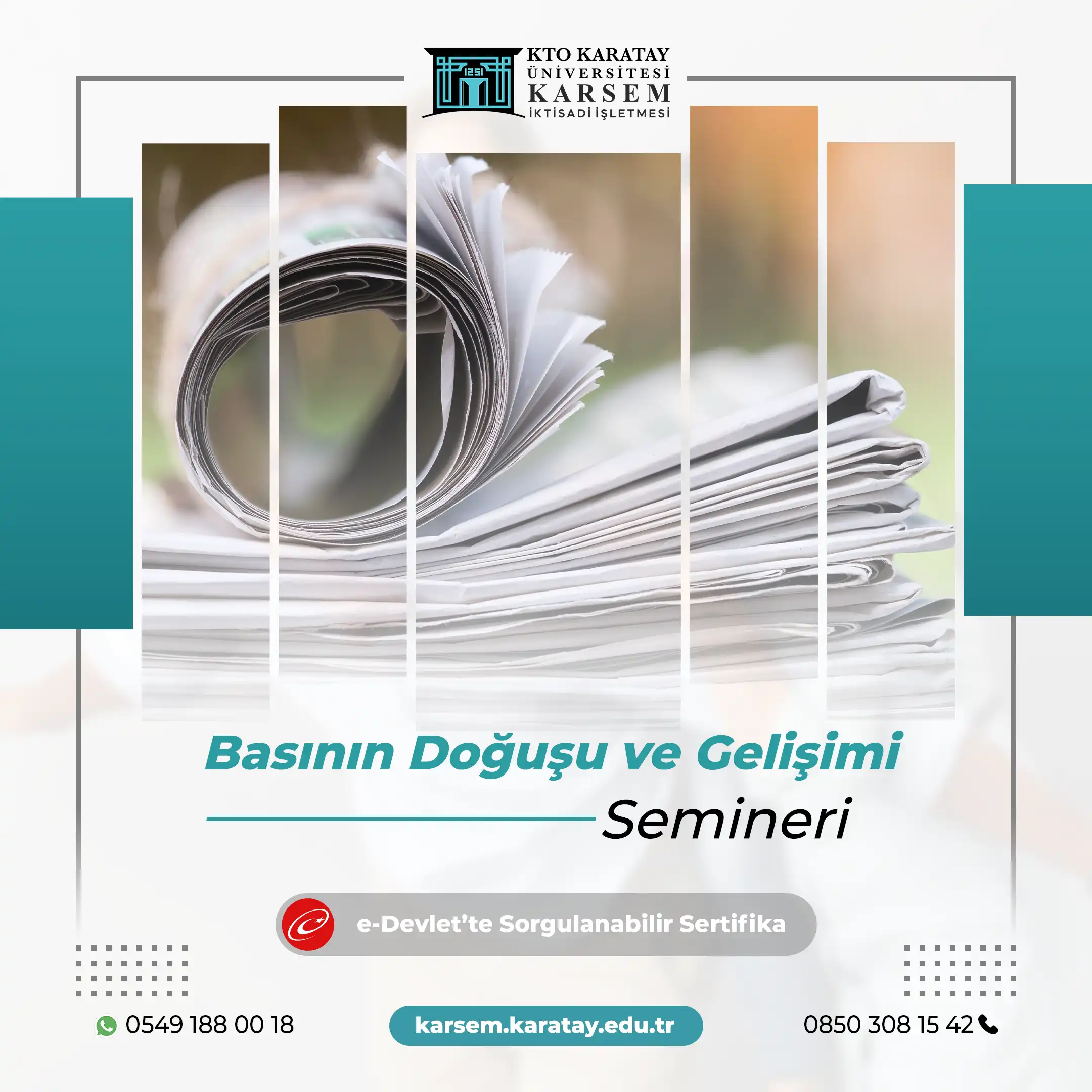 Basının Doğuşu ve Gelişimi Semineri