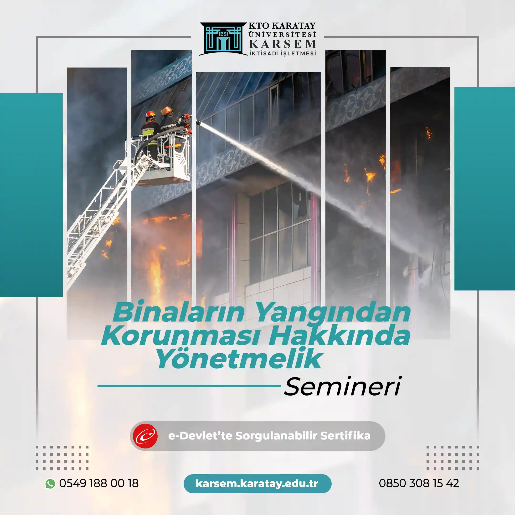 Binaların Yangından Korunması Hakkında Yönetmelik Semineri