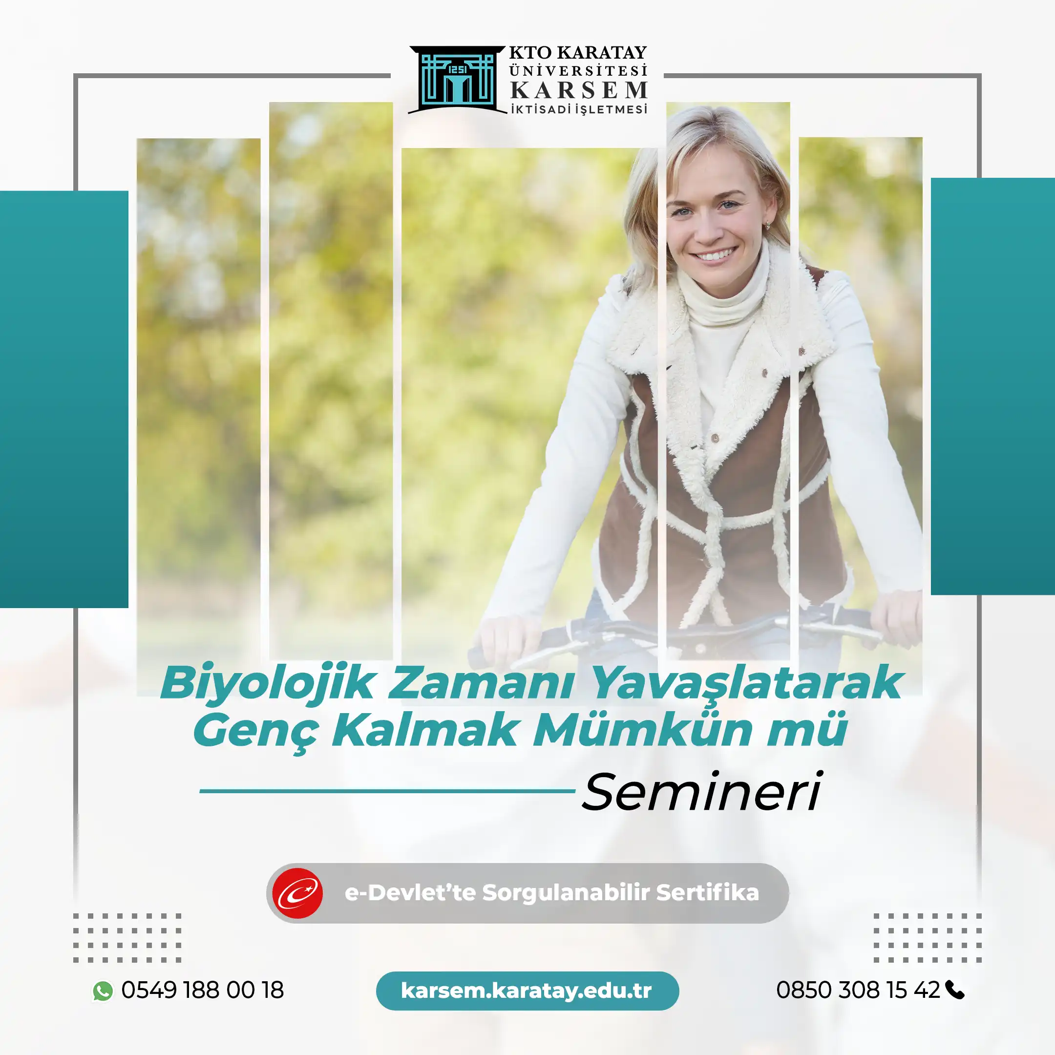 Biyolojik Zamanı Yavaşlatarak Genç Kalmak Mümkün mü Semineri