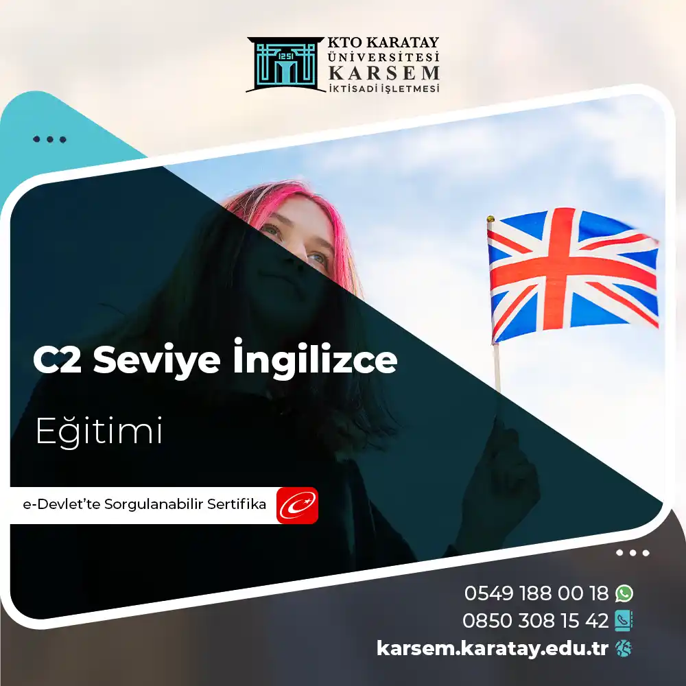 C2 Seviye İngilizce Eğitimi Sertifika Programı