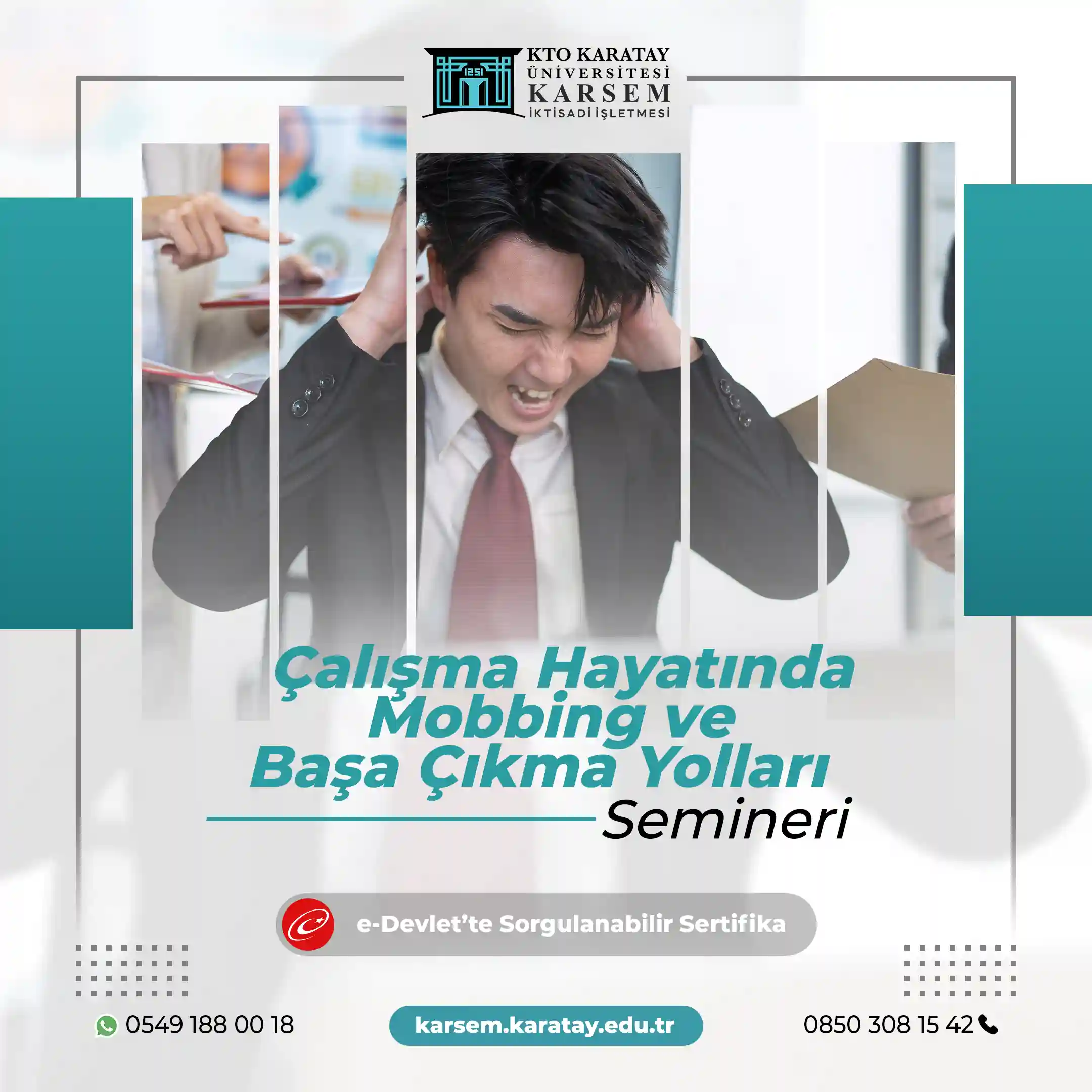 Çalışma Hayatında Mobbing ve Başa Çıkma Yolları Semineri