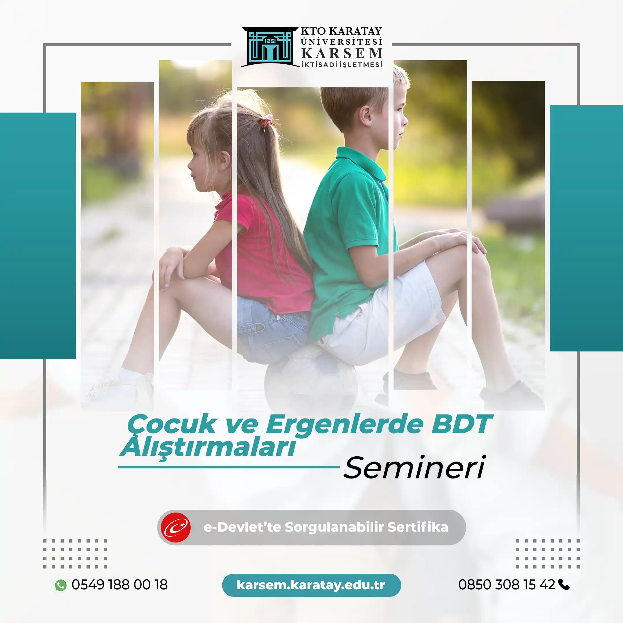 Çocuk ve Ergenlerde BDT Alıştırmaları Semineri