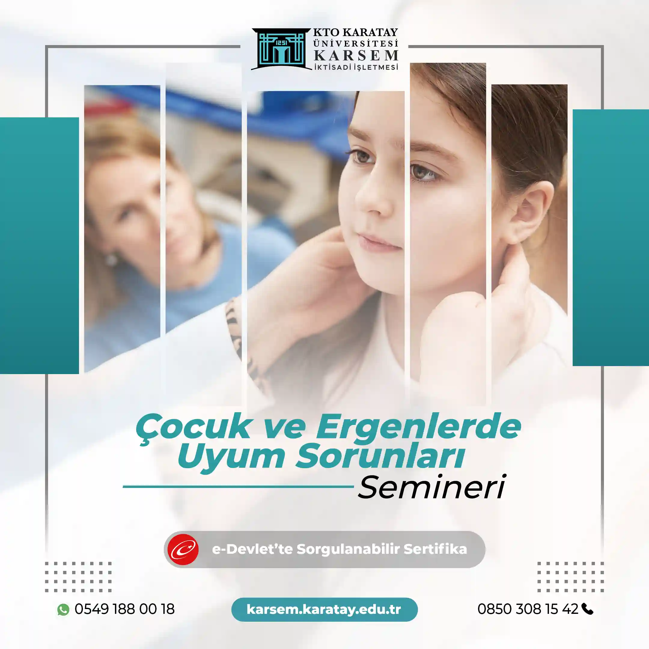 Çocuk ve Ergenlerde Uyum Sorunları Semineri