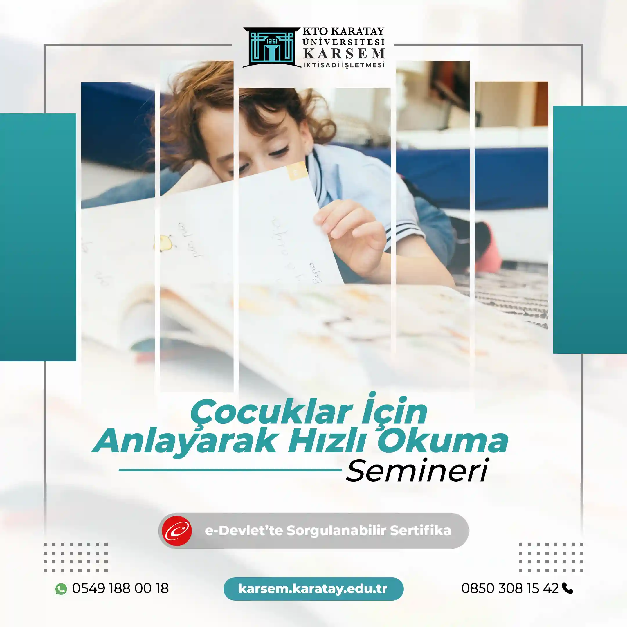 Çocuklar İçin Anlayarak Hızlı Okuma Semineri