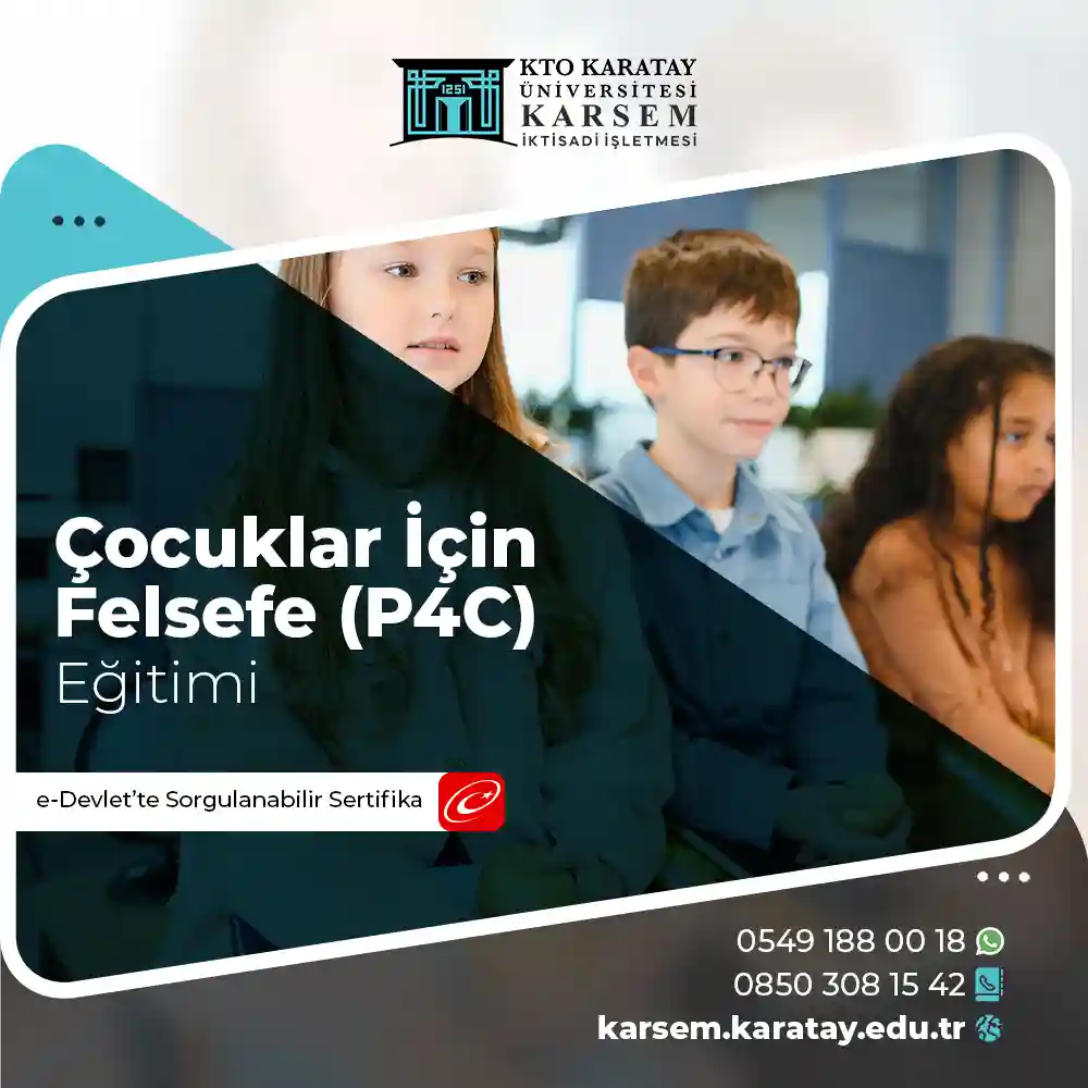 Çocuklar İçin Felsefe (P4C) Eğitimi Sertifika Programı