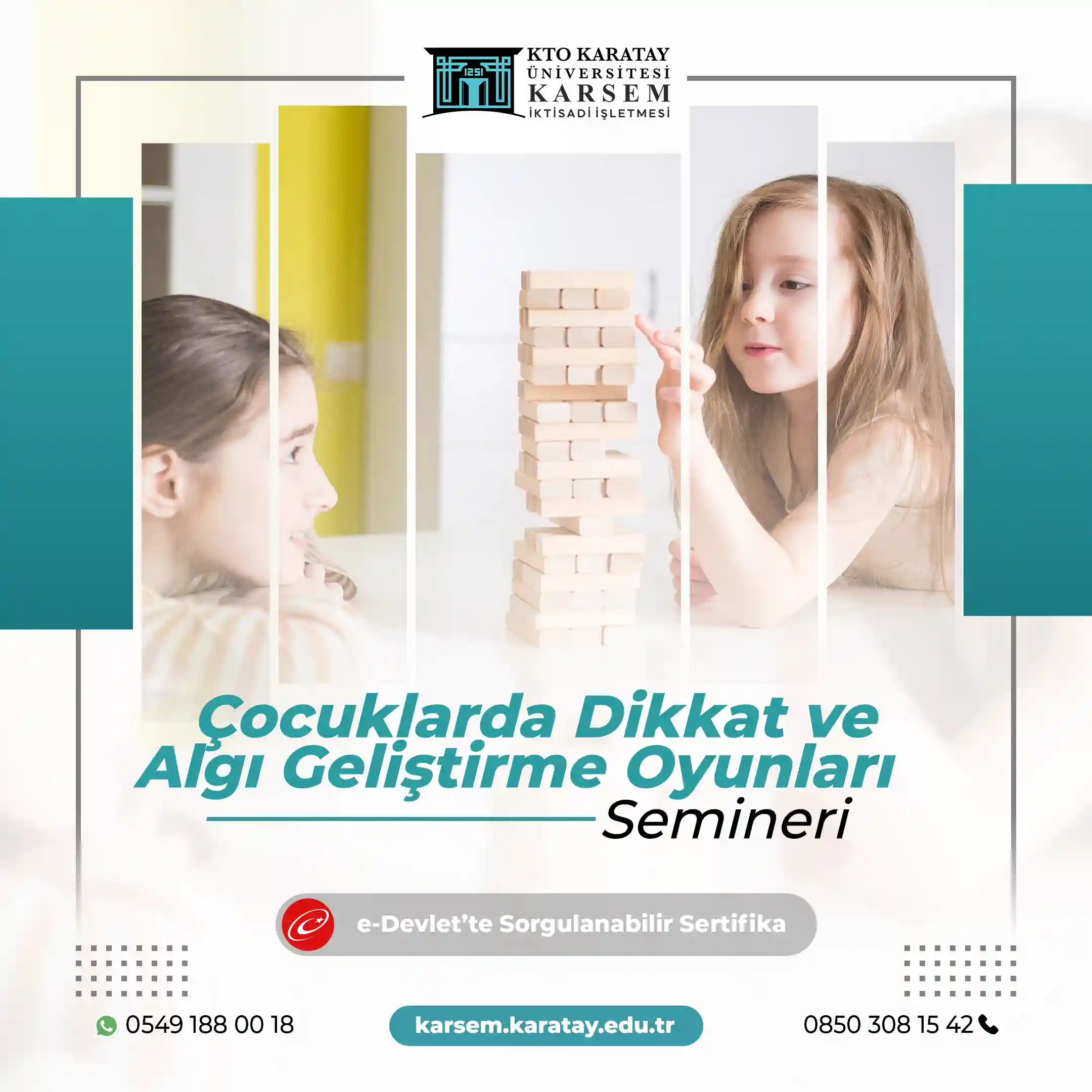 Çocuklarda Dikkat ve Algı Geliştirme Oyunları Semineri