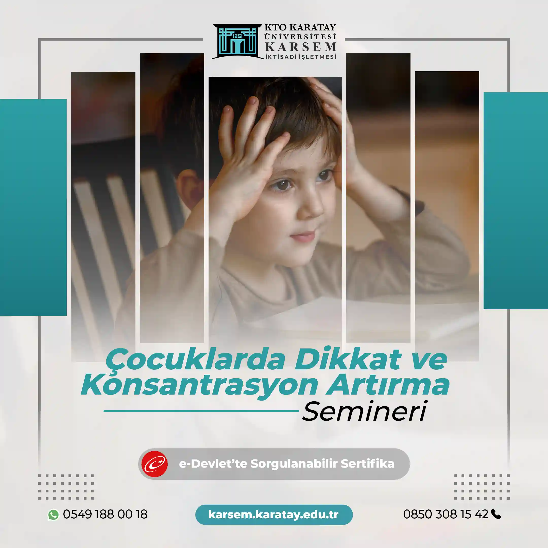 Çocuklarda Dikkat ve Konsantrasyon Artırma Semineri