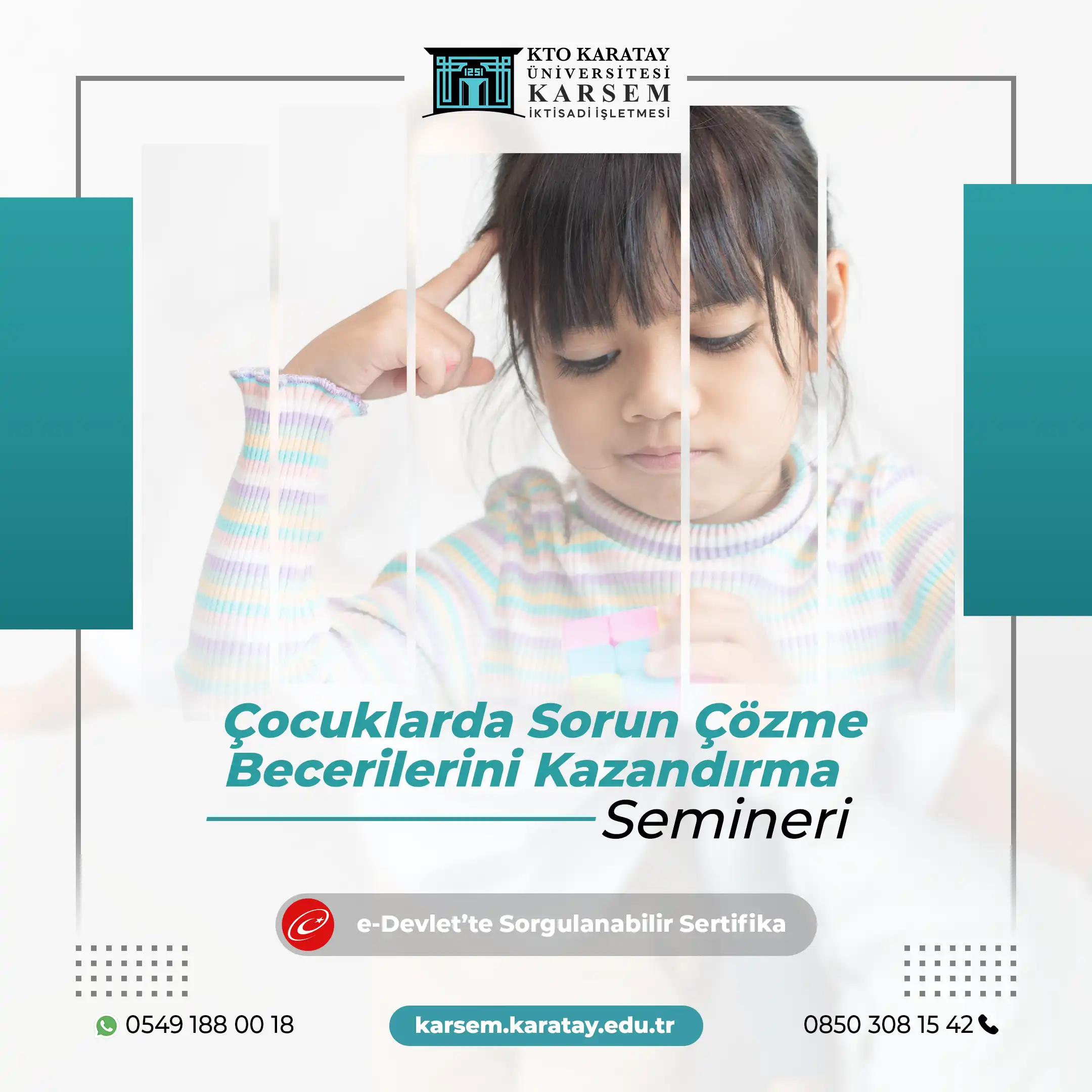 Çocuklarda Sorun Çözme Becerilerini Kazandırma Semineri