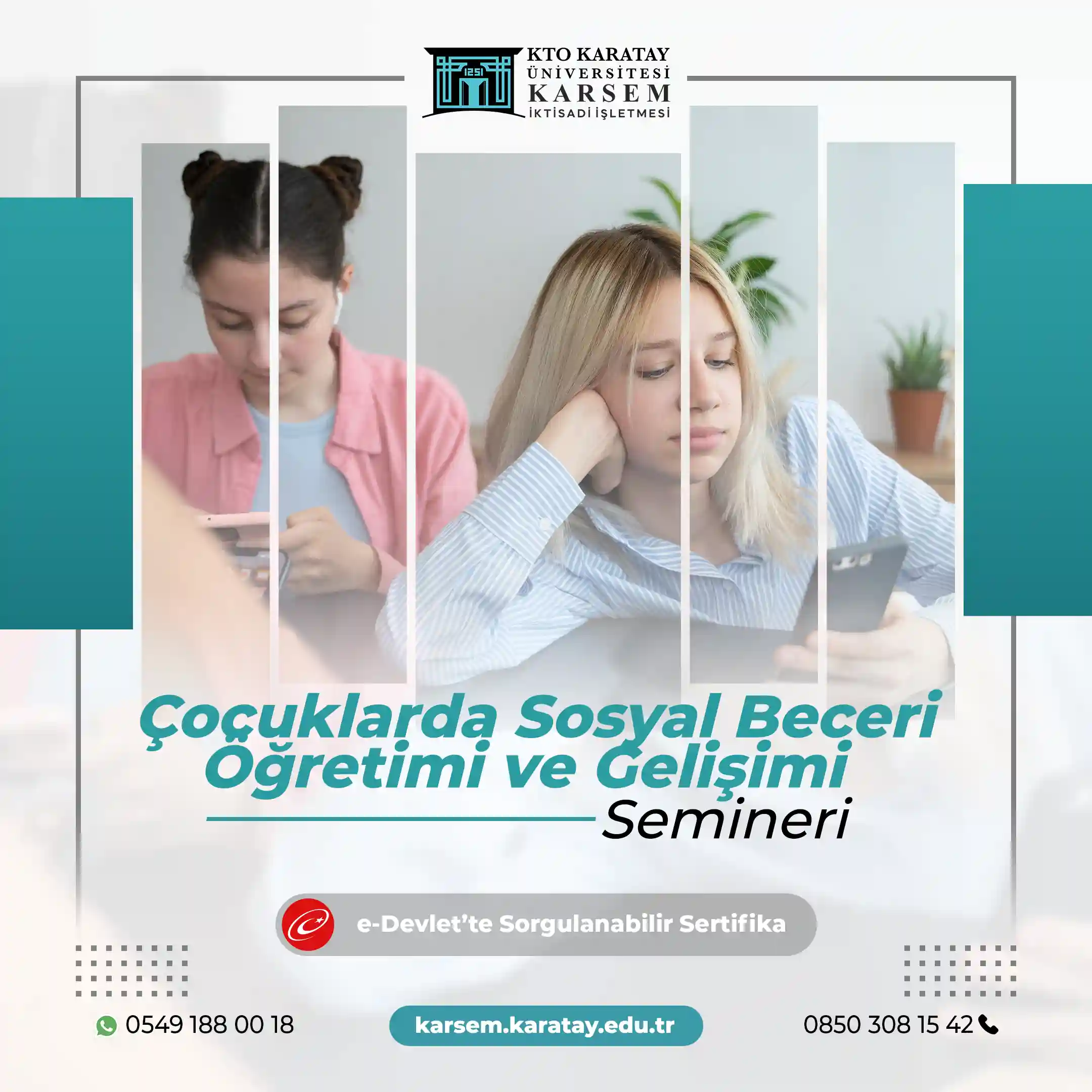 Çocuklarda Sosyal Beceri Öğretimi ve Gelişimi Semineri