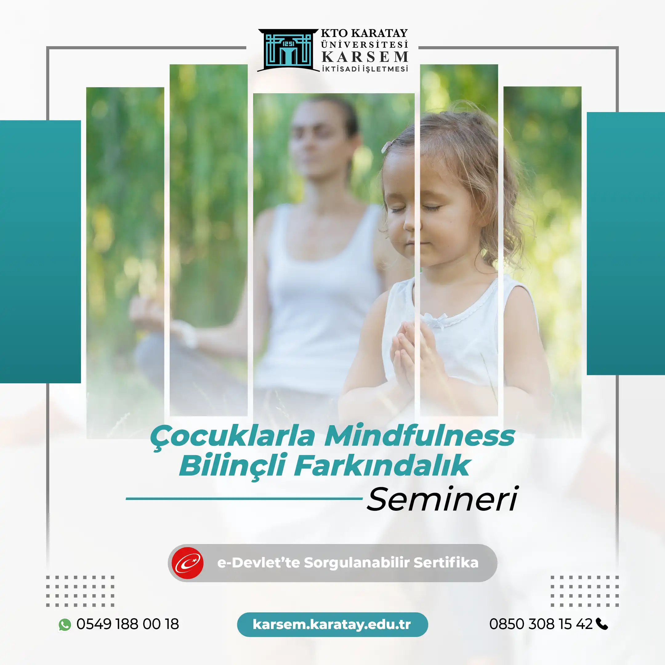 Çocuklarla Mindfulness Bilinçli Farkındalık Semineri