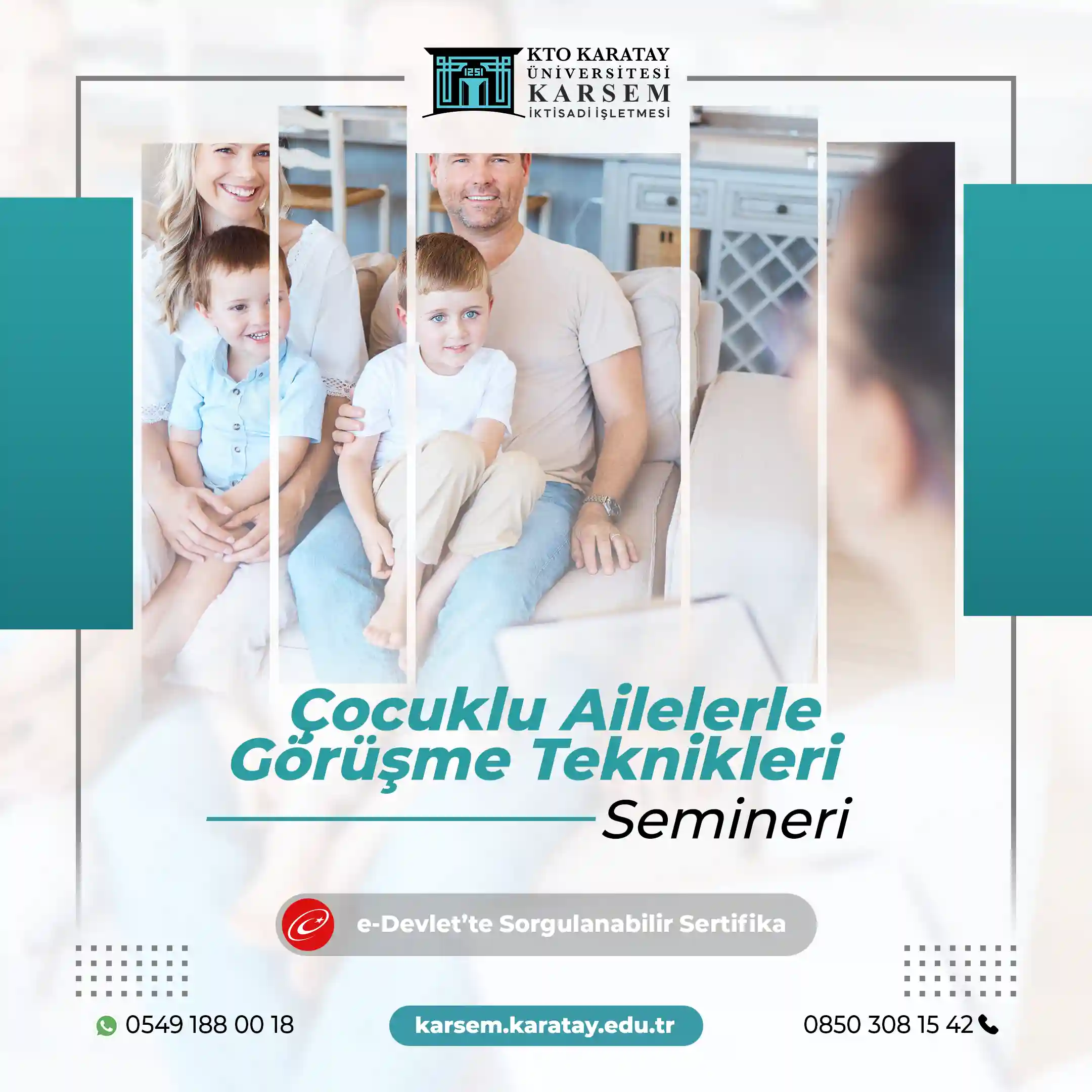 Çocuklu Ailelerle Görüşme Teknikleri Semineri