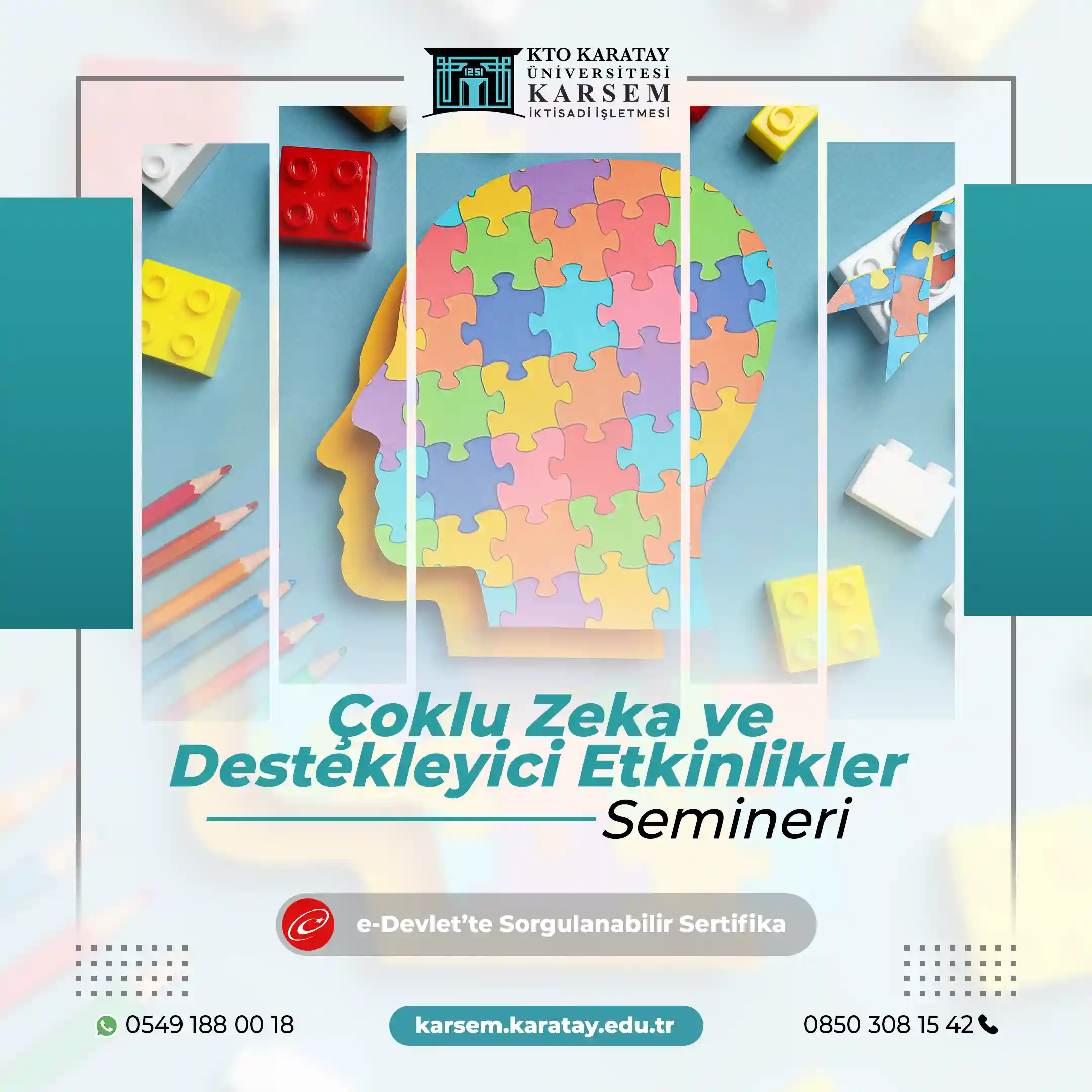 Çoklu Zeka ve Destekleyici Etkinlikler Semineri