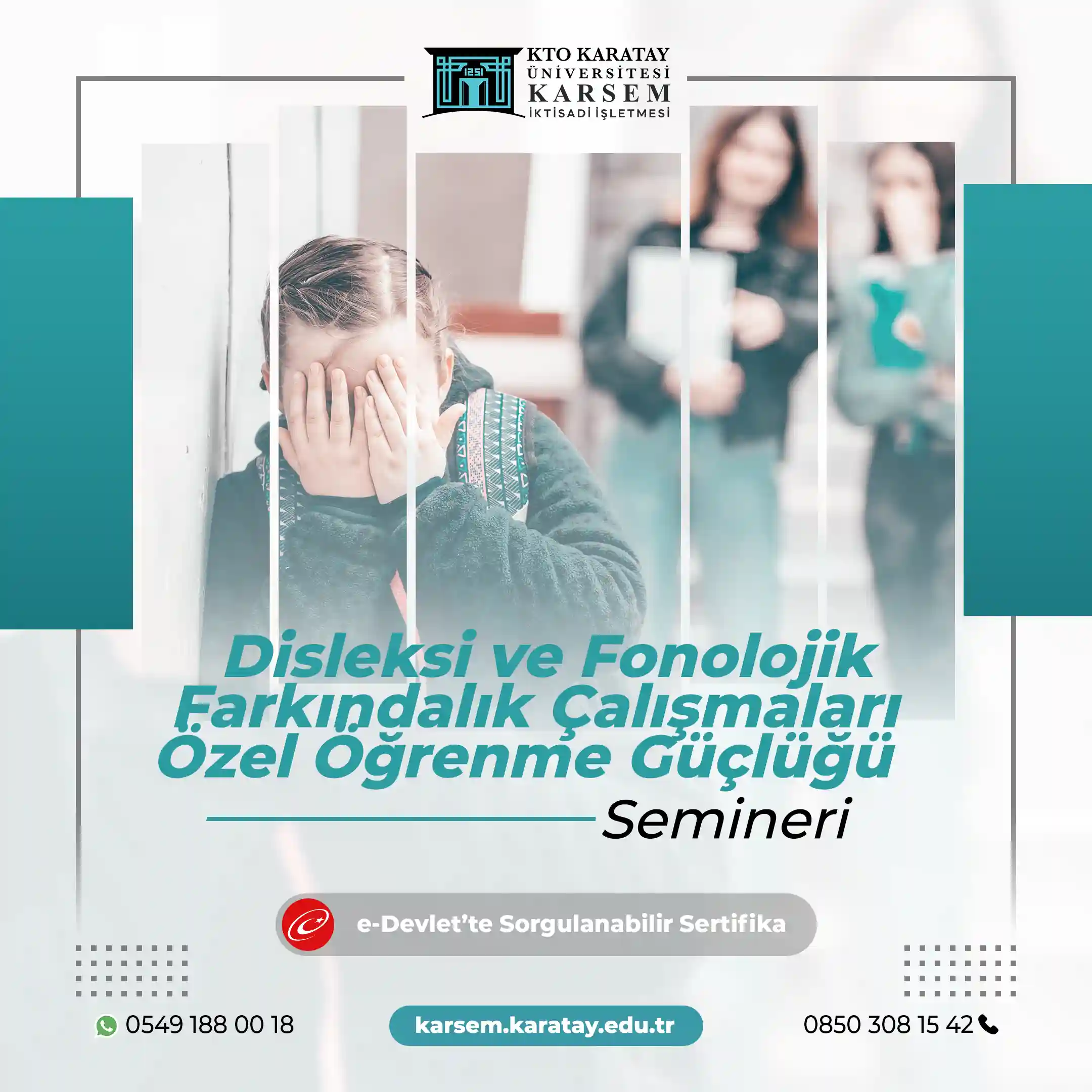 Disleksi ve Fonolojik Farkındalık Çalışmaları - Özel Öğrenme Güçlüğü Semineri