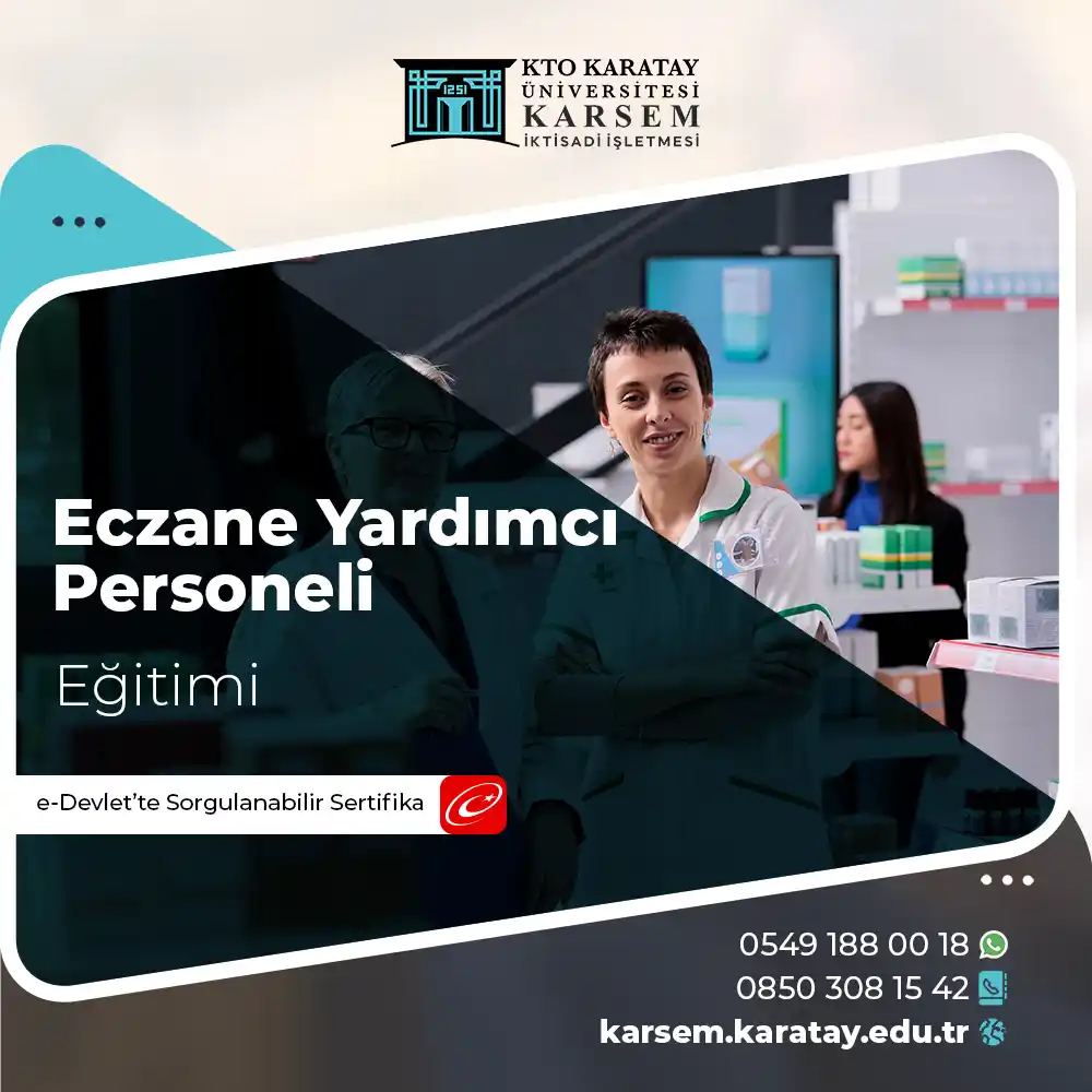 Eczane Yardımcı Personeli Sertifika Programı