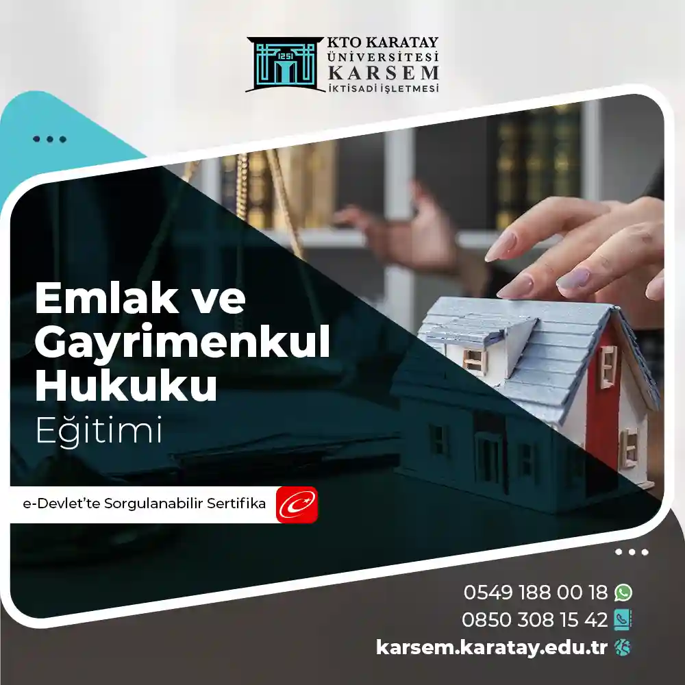 Emlak ve Gayrimenkul Hukuku Sertifika Programı