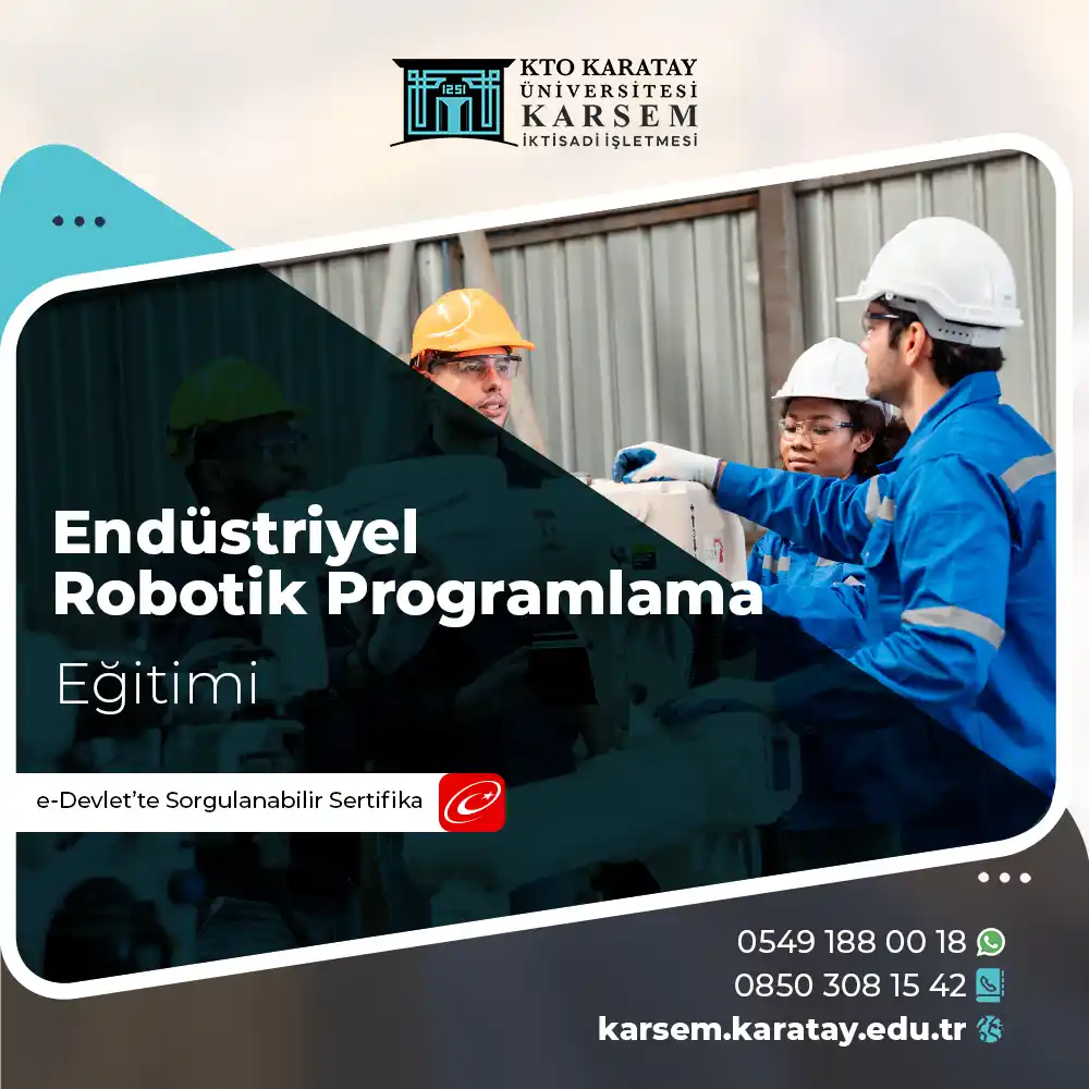 Endüstriyel Robotik Programlama Eğitimi Sertifika Programı