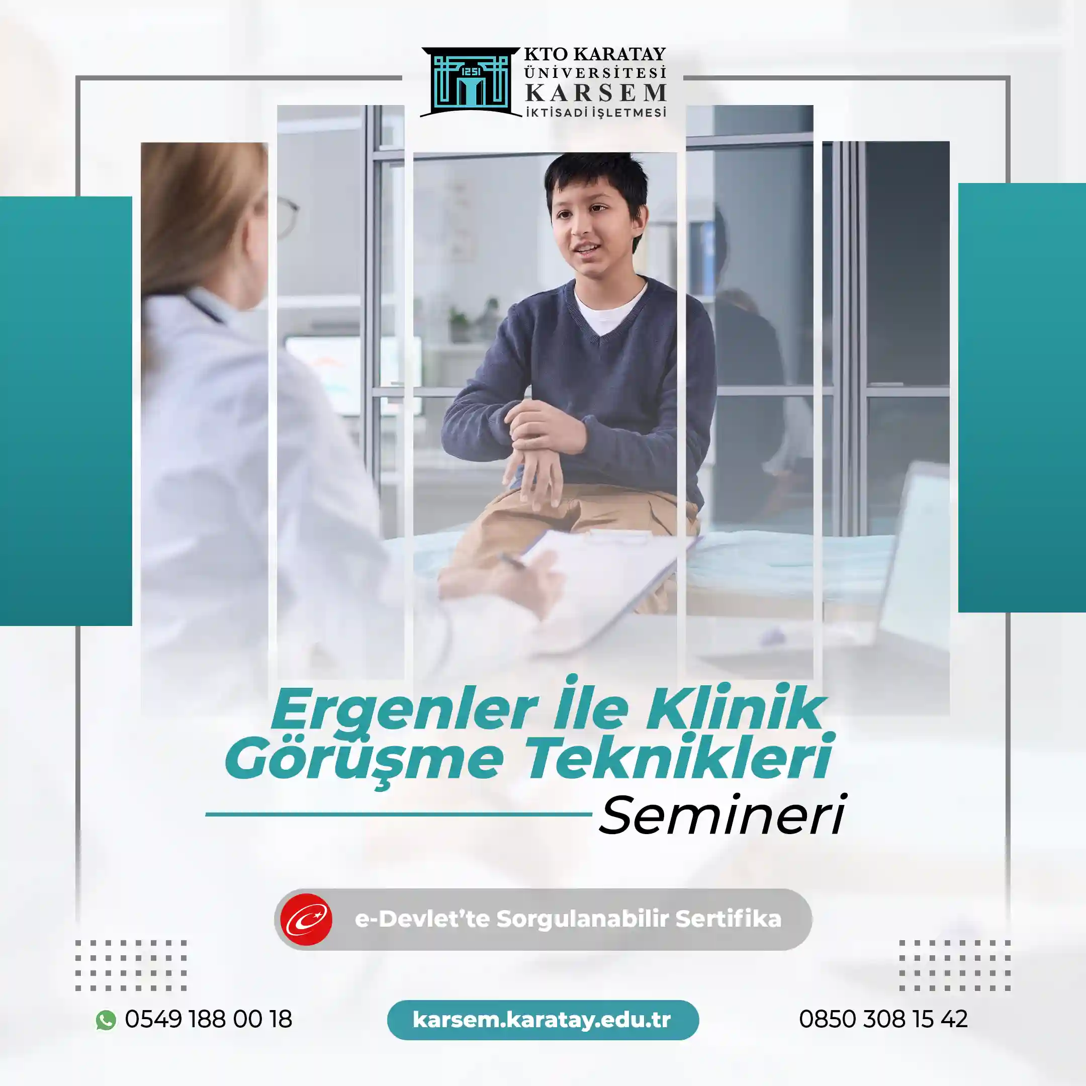 Ergenler İle Klinik Görüşme Teknikleri Semineri