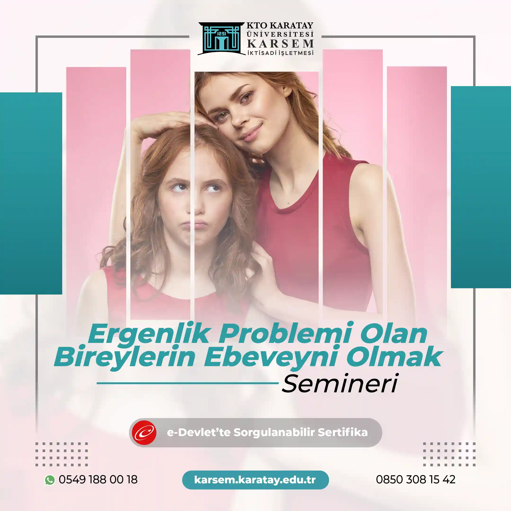 Ergenlik Problemi Olan Bireylerin Ebeveyni Olmak Semineri