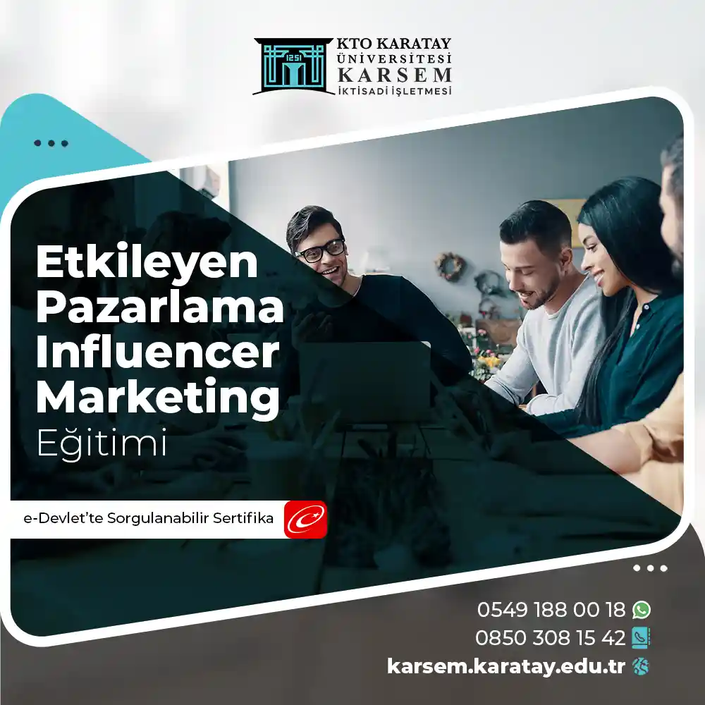 Etkileyen Pazarlama - Influencer Marketing Sertifikası