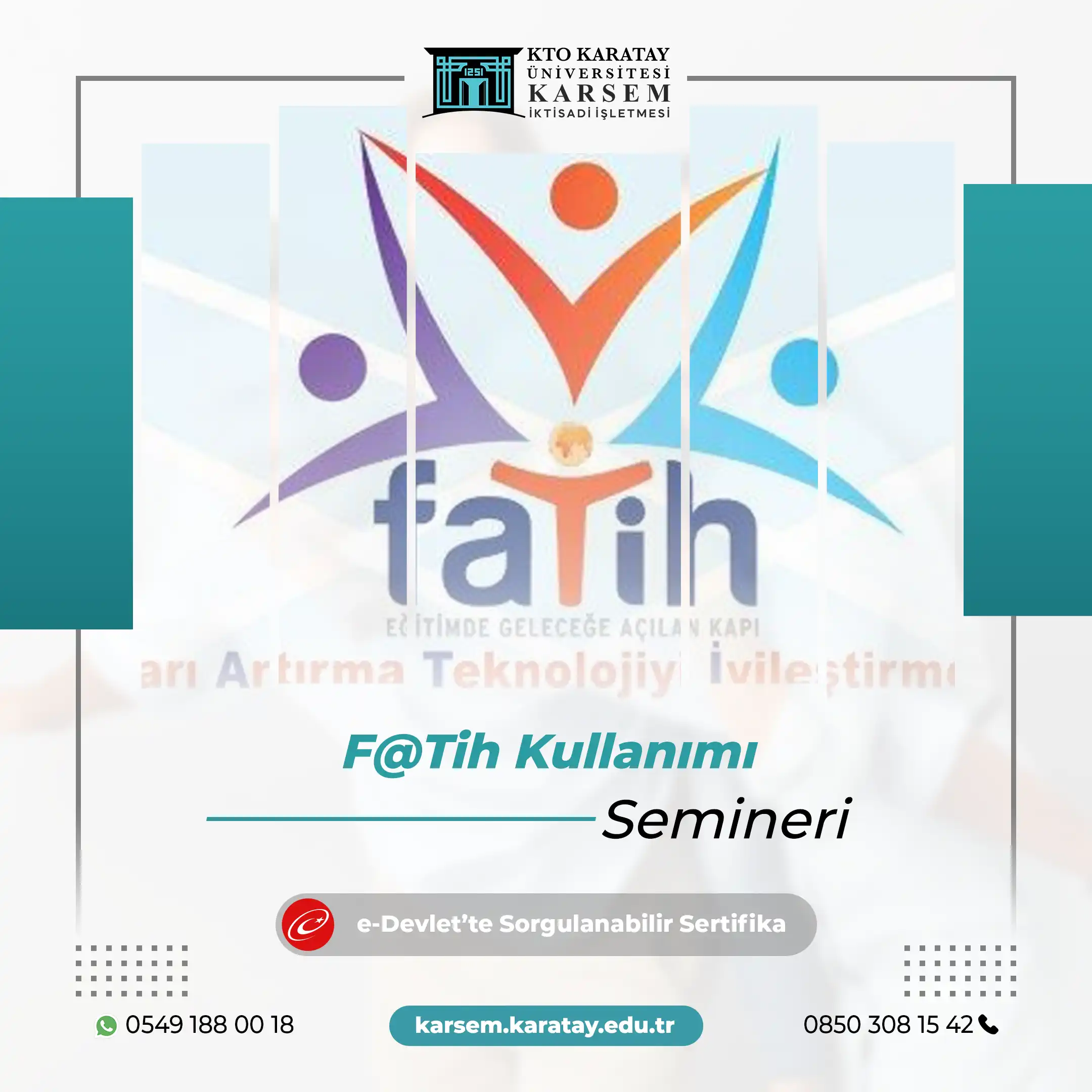 F@Tih Kullanımı Semineri