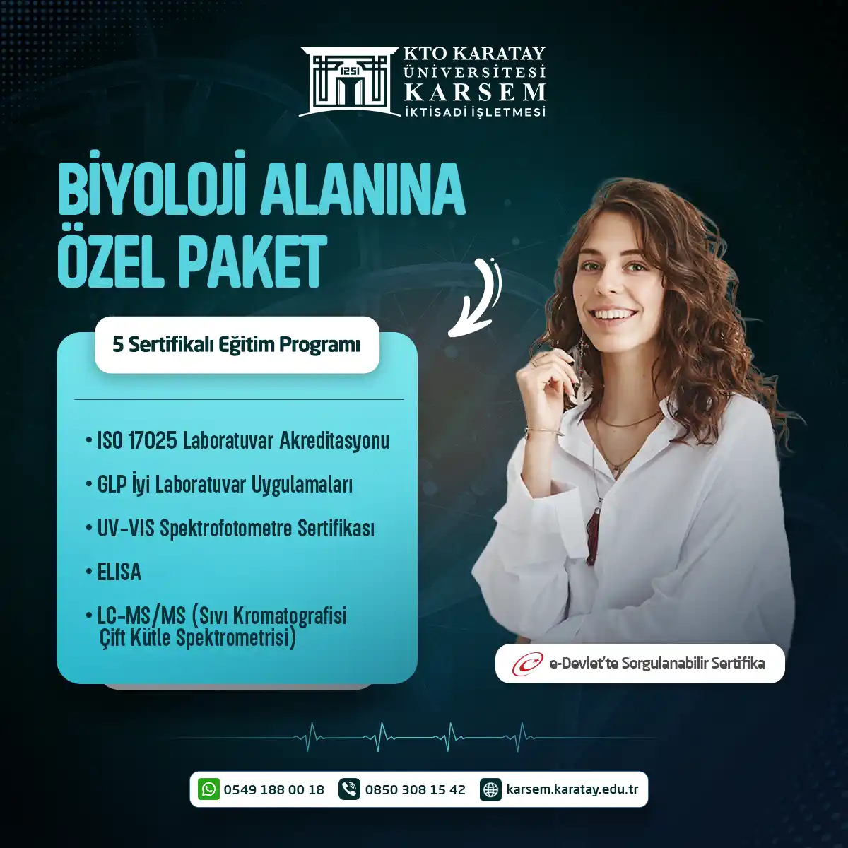 Biyoloji Alanına Özel 5 Sertifikalı Eğitim Programı