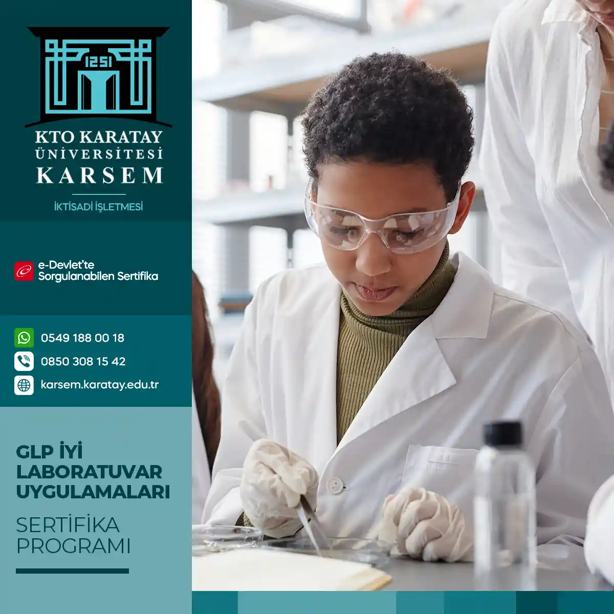 GLP İyi Laboratuvar Uygulamaları Sertifika Programı