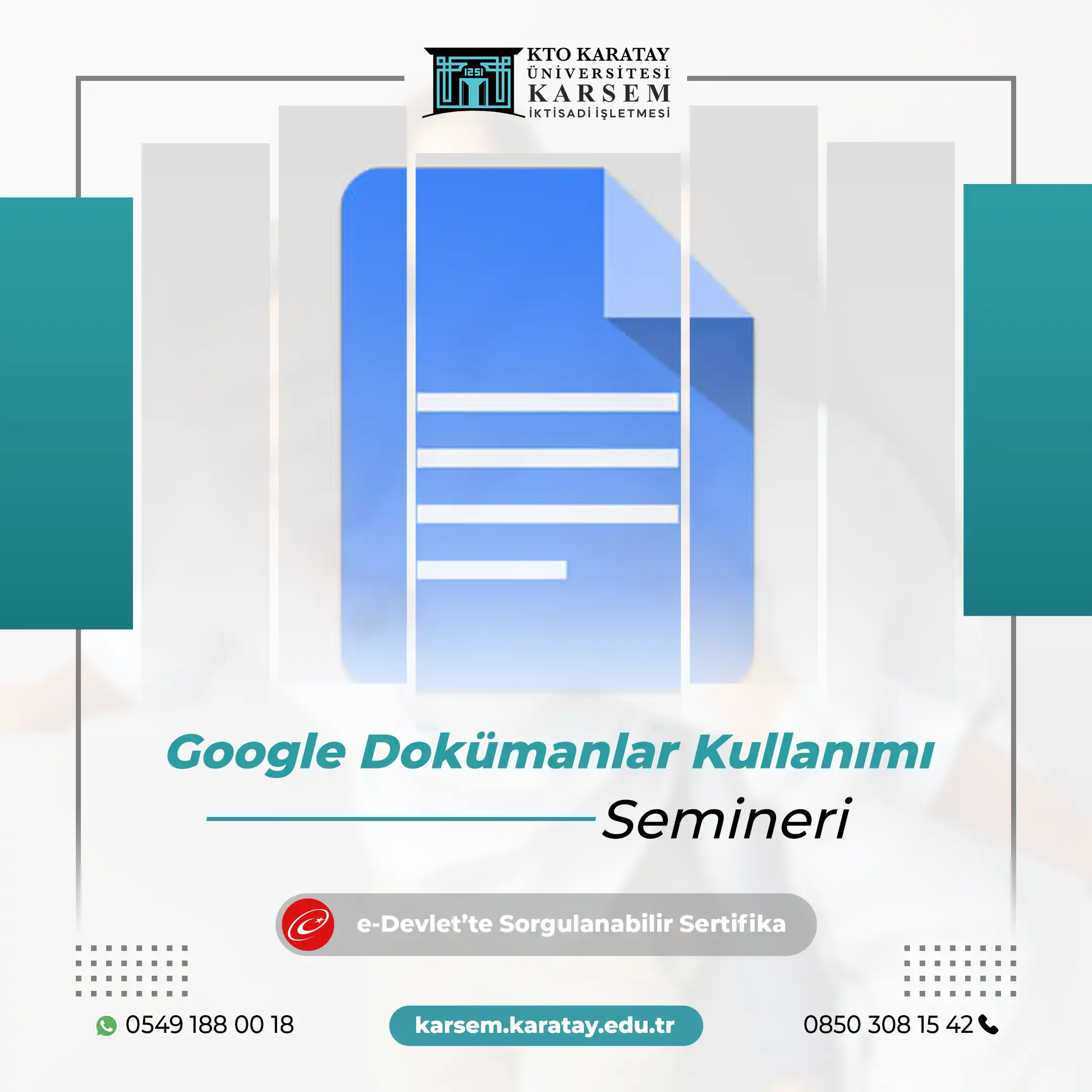 Google Dokümanlar Kullanımı Semineri