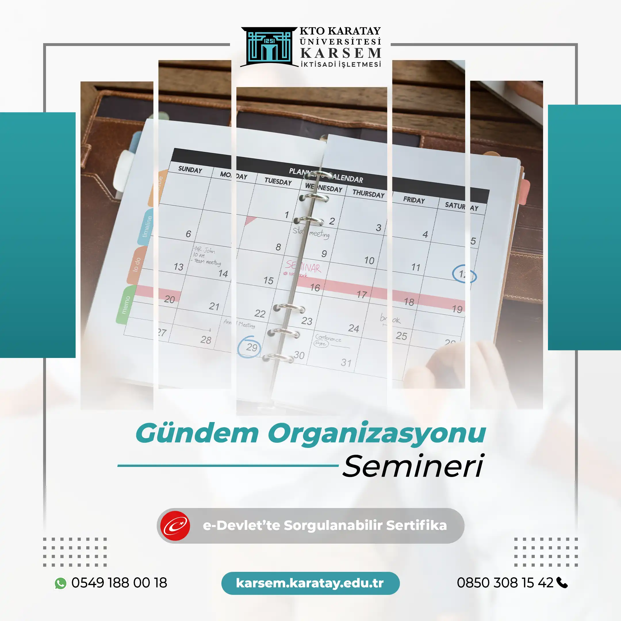 Gündem Organizasyonu Semineri