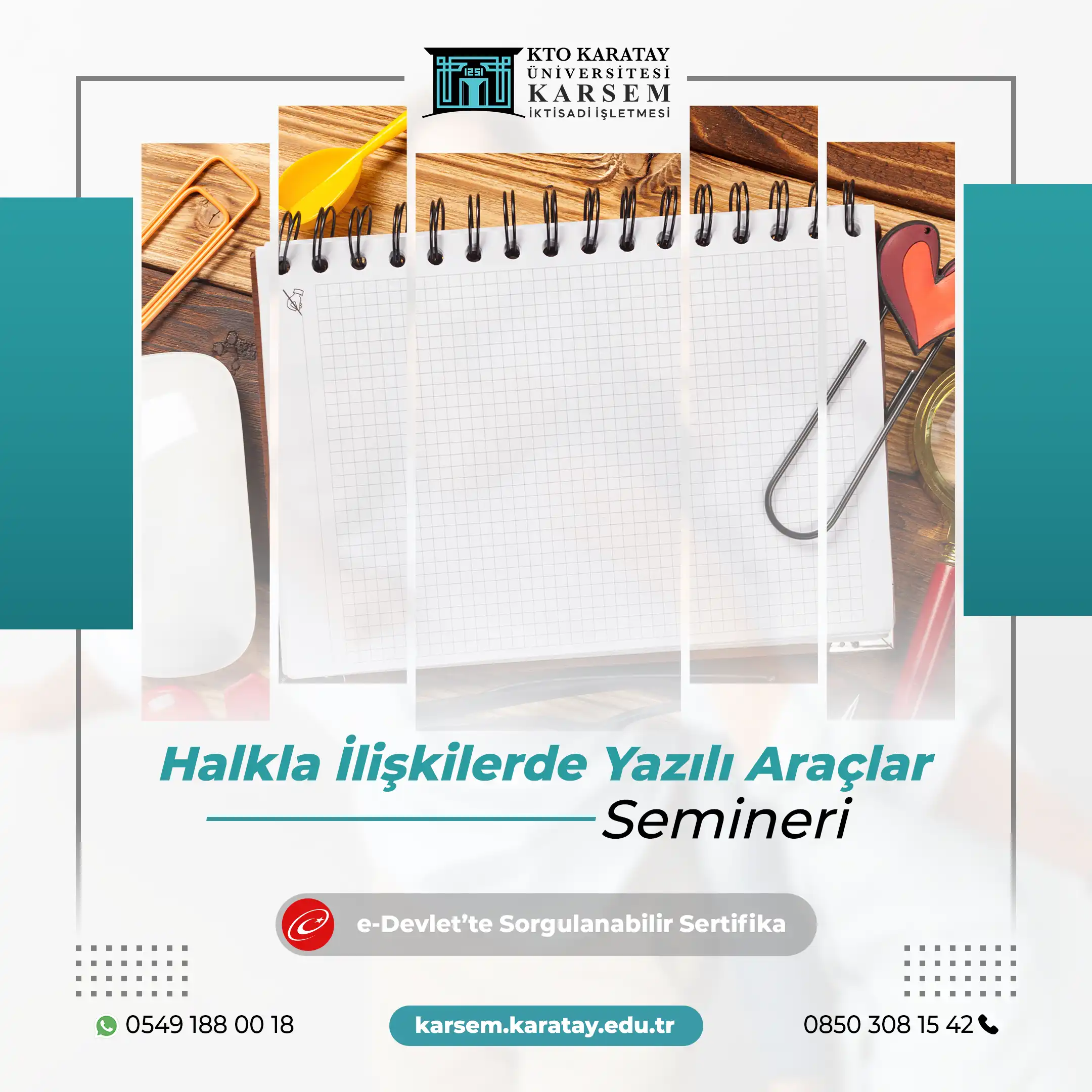 Halkla İlişkilerde Yazılı Araçlar Semineri