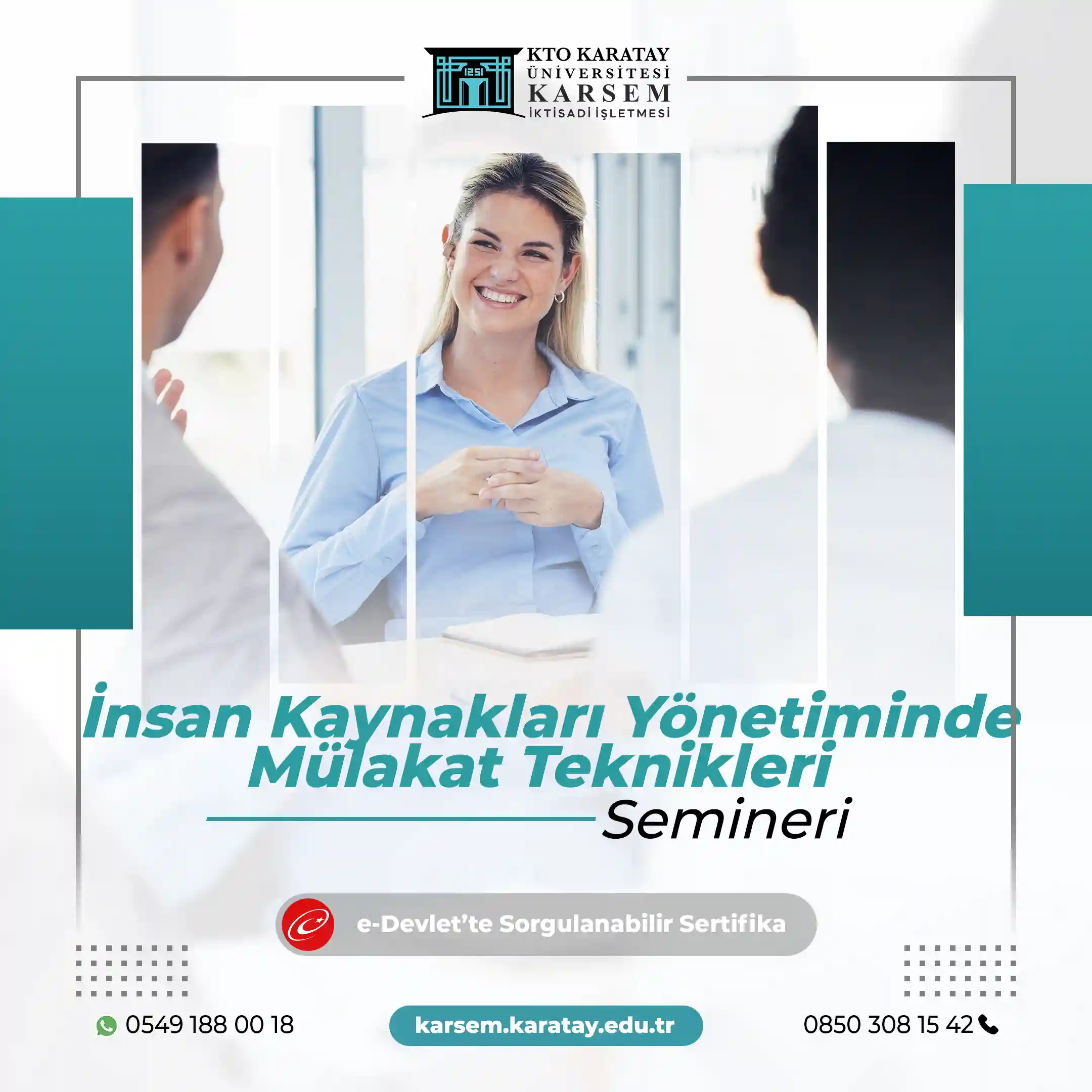 İnsan Kaynakları Yönetiminde Mülakat Teknikleri Semineri