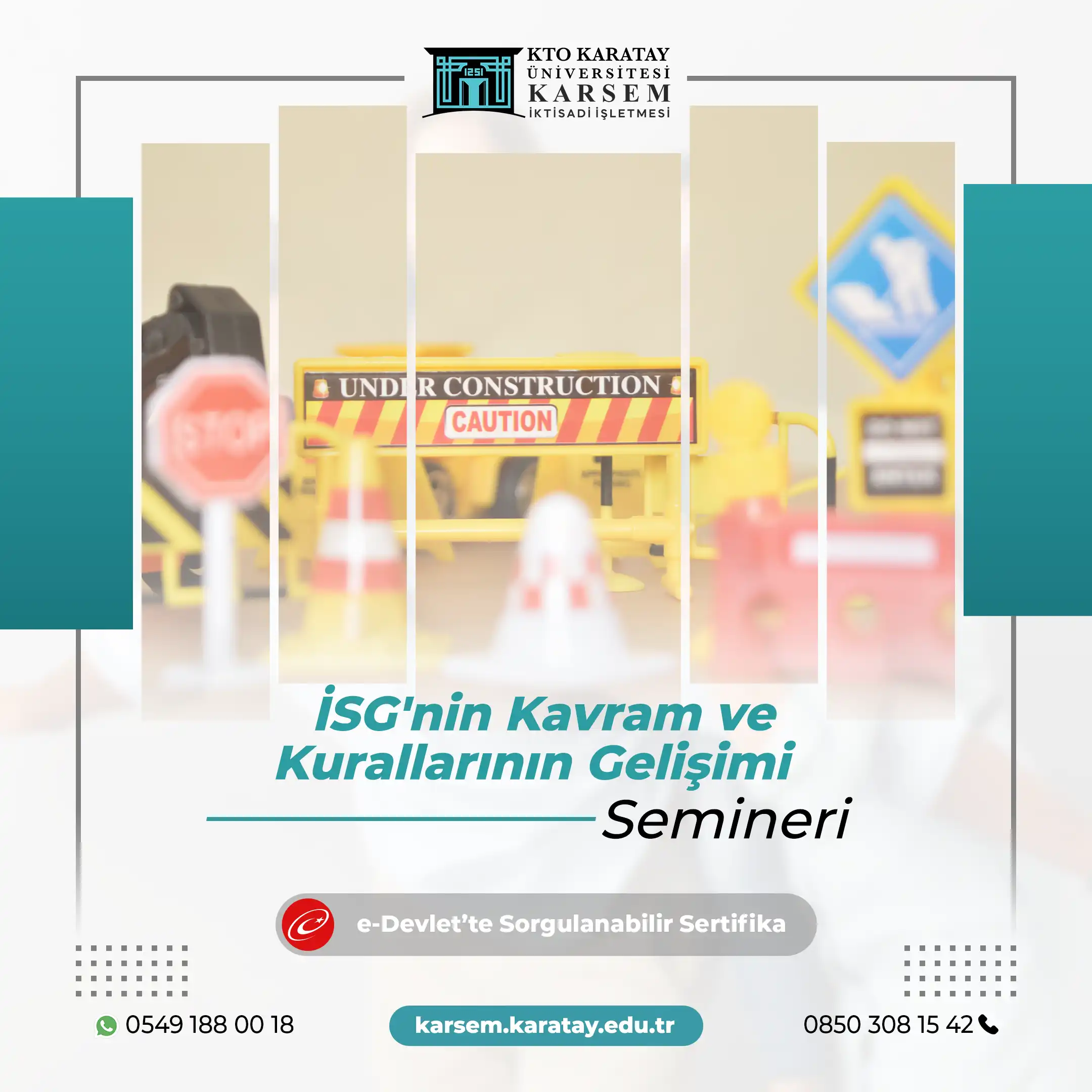 İSG'nin Kavram ve Kurallarının Gelişimi Semineri