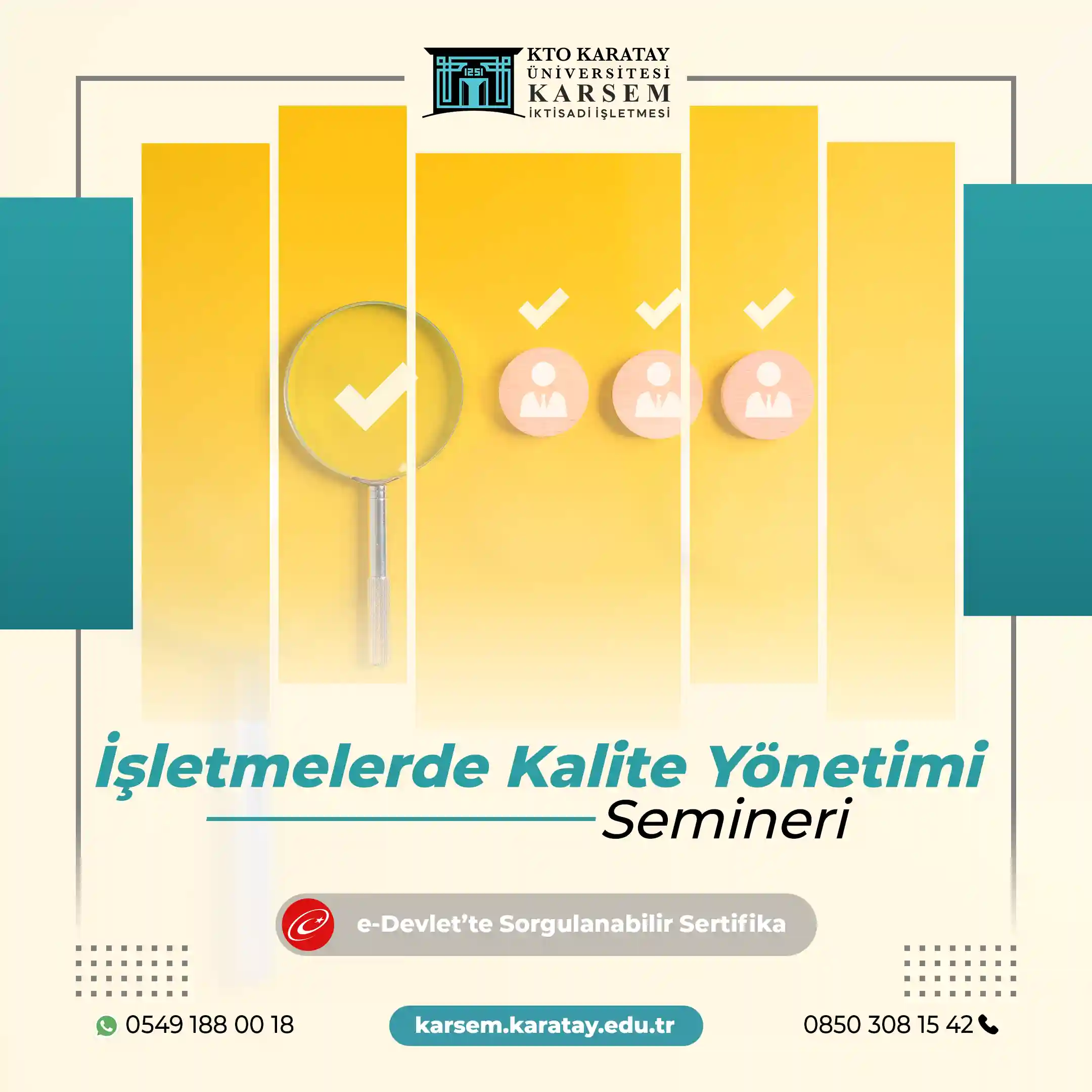 İşletmelerde Kalite Yönetimi Semineri