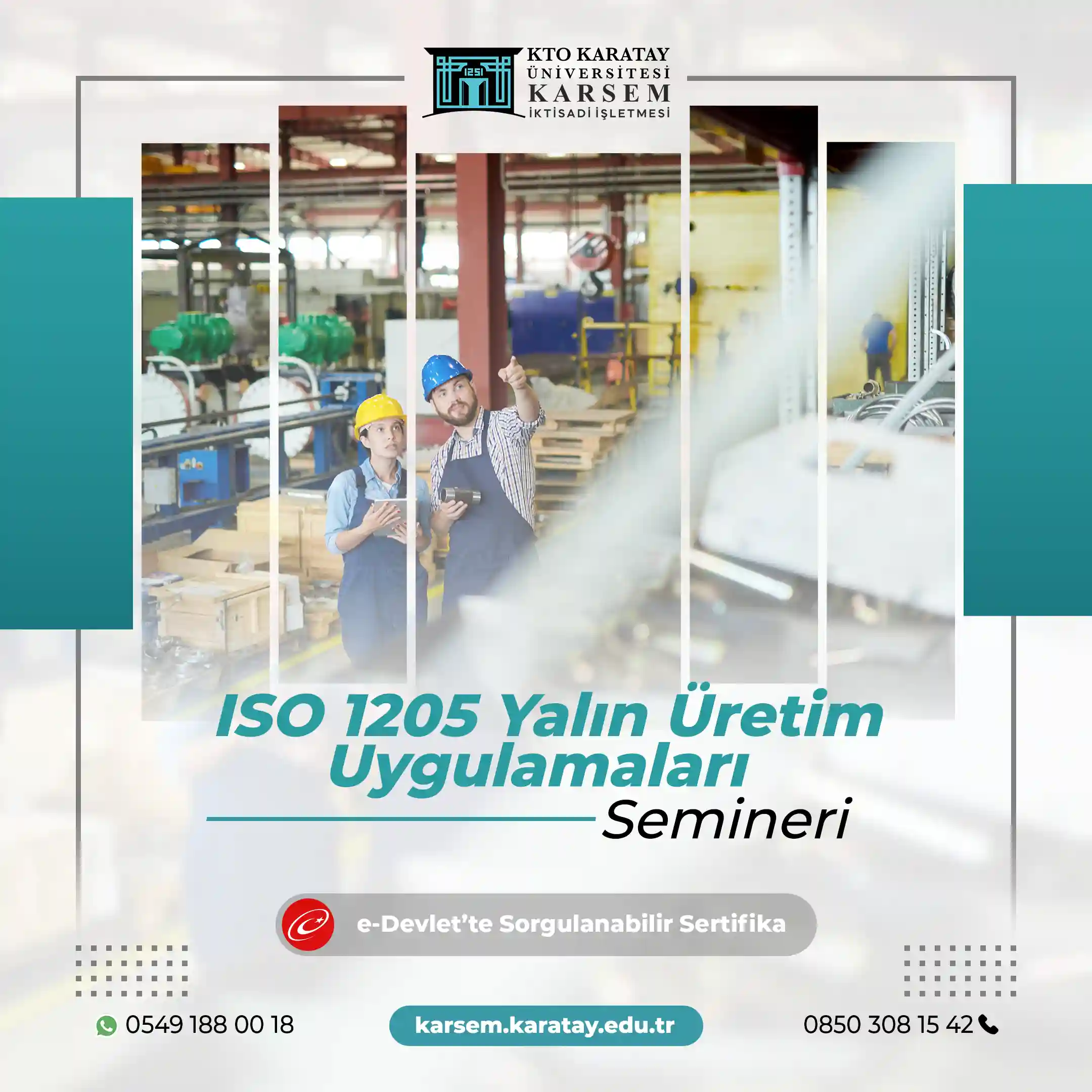 ISO 1205 Yalın Üretim Uygulamaları Semineri