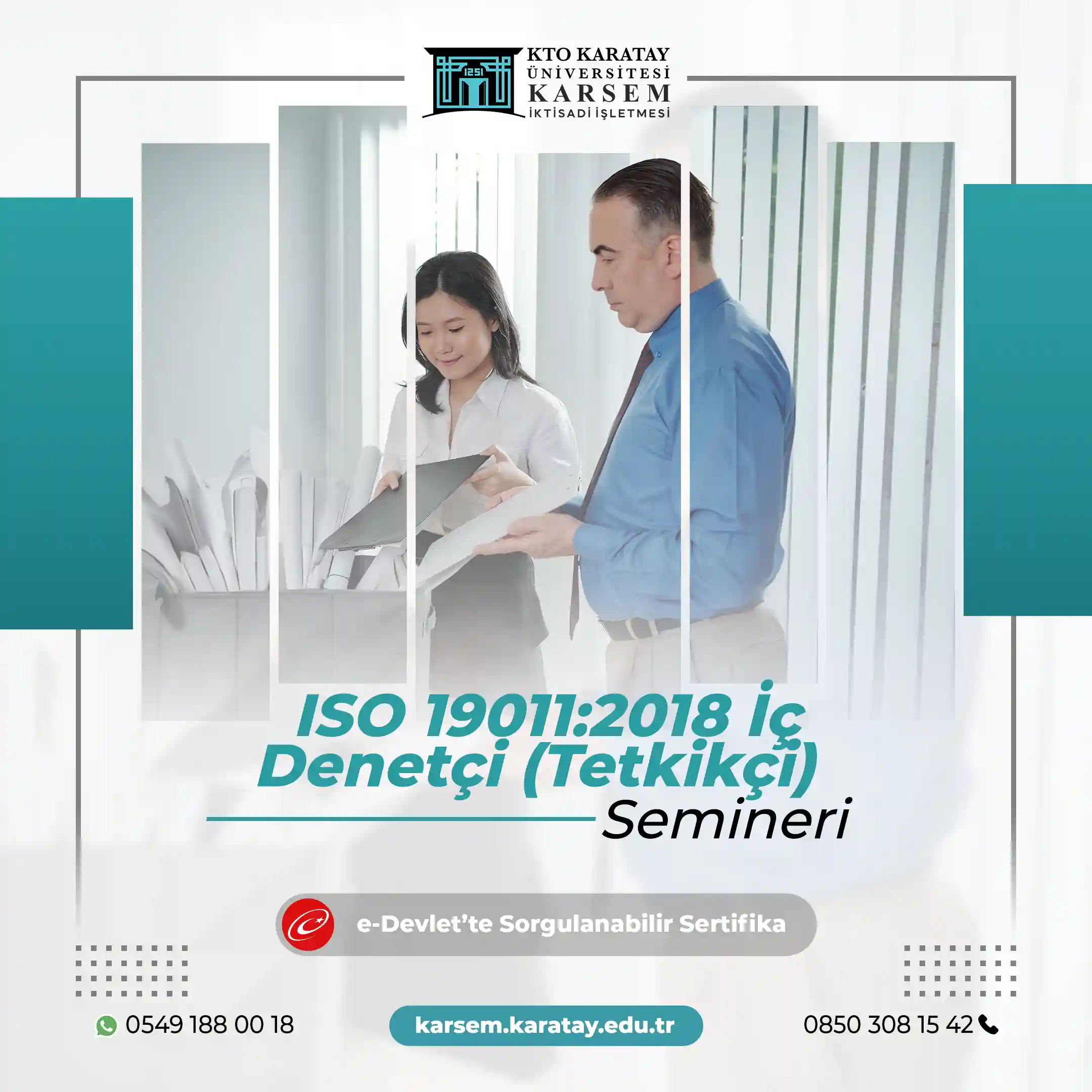 ISO 19011:2018 İç Denetçi (Tetkikçi) Semineri