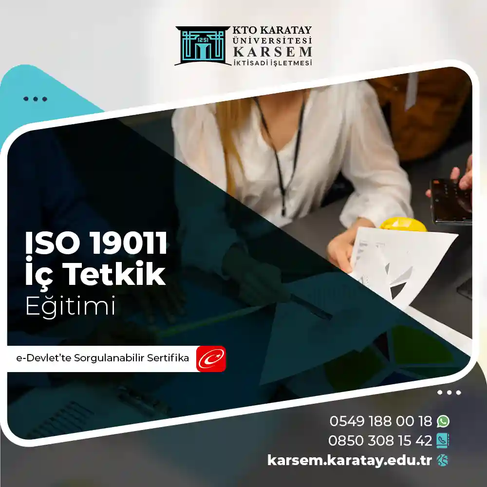 ISO 19011 İç Tetkik Sertifika Programı