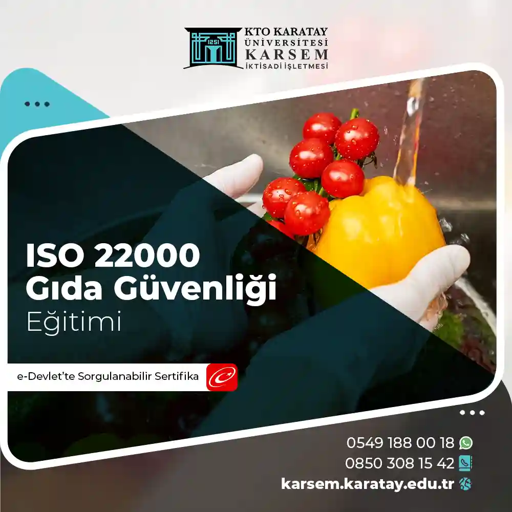 ISO 22000 Gıda Güvenliği Sertifika Programı