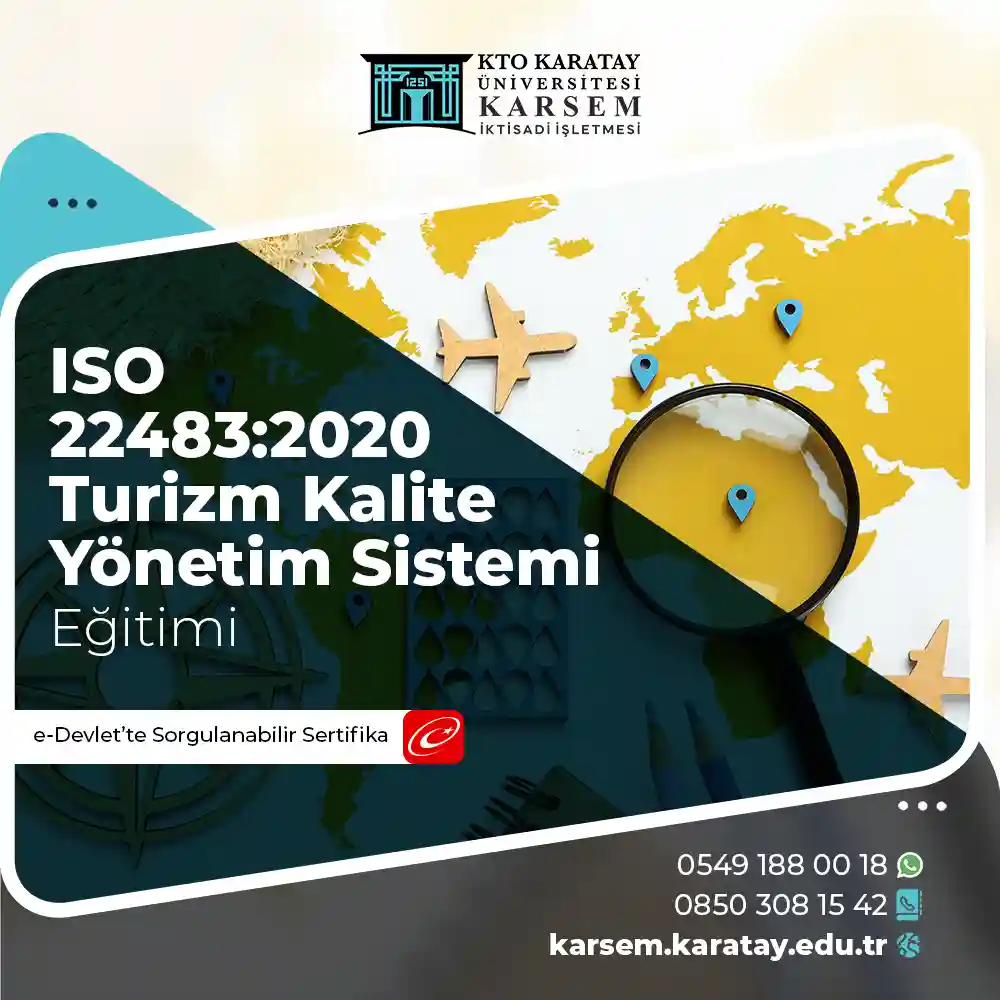 ISO 22483:2020 Turizm Kalite Yönetim Sistemi Sertifika Programı