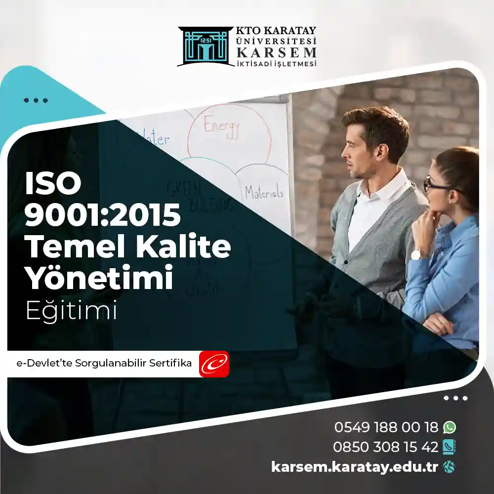 ISO 9001-2015 Kalite Yönetim Sistemi Semineri